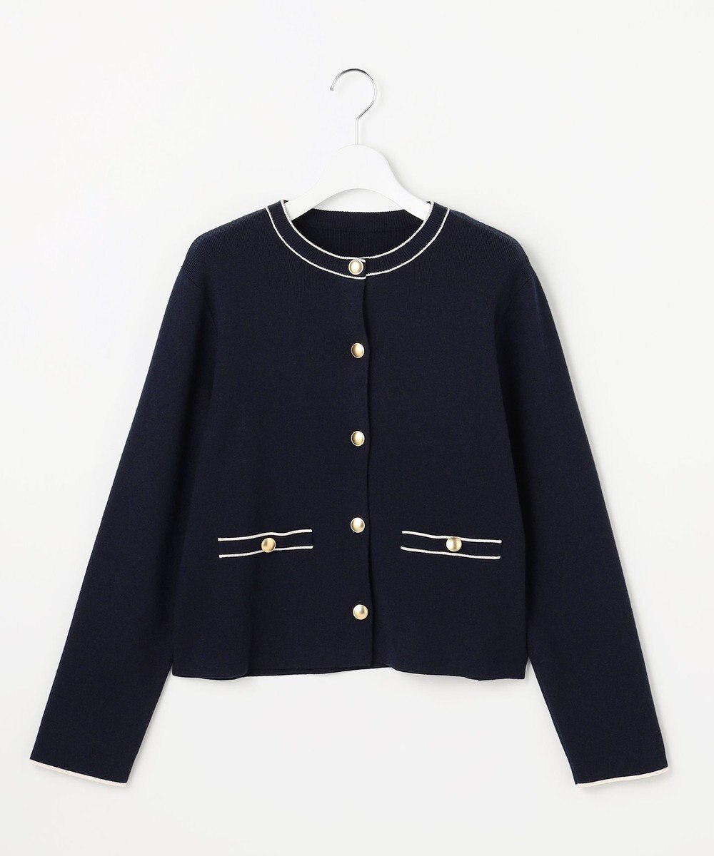 ANY SIS L CICA加工 ニット ジャケット 