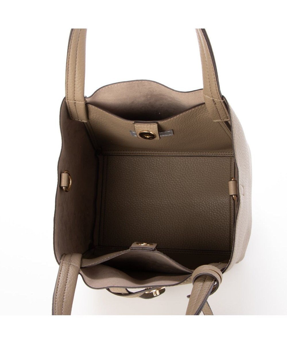 UNBILLION カシュカシュ cachecache / ベルトディテールフェイクレザートート 