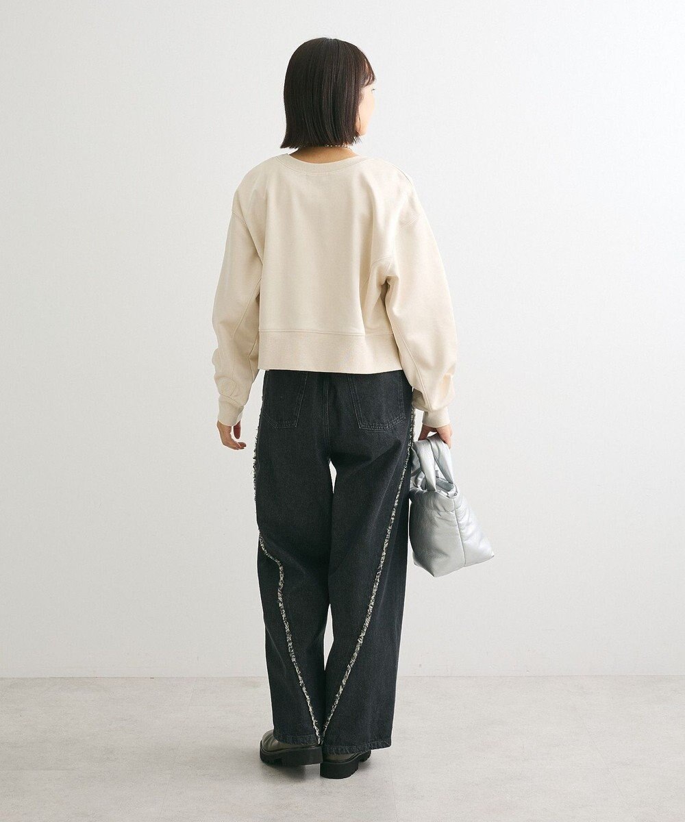 Green Parks サテンボンディングＺｉｐカーディガン 