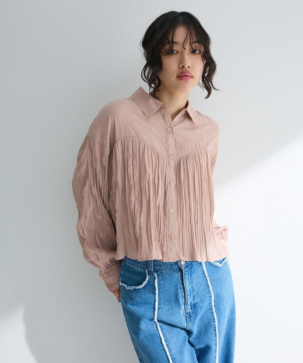 Green Parks ・ＳＵＧＡＲ　ＳＰＯＯＮ　ワッシャーキリカエブラウス 