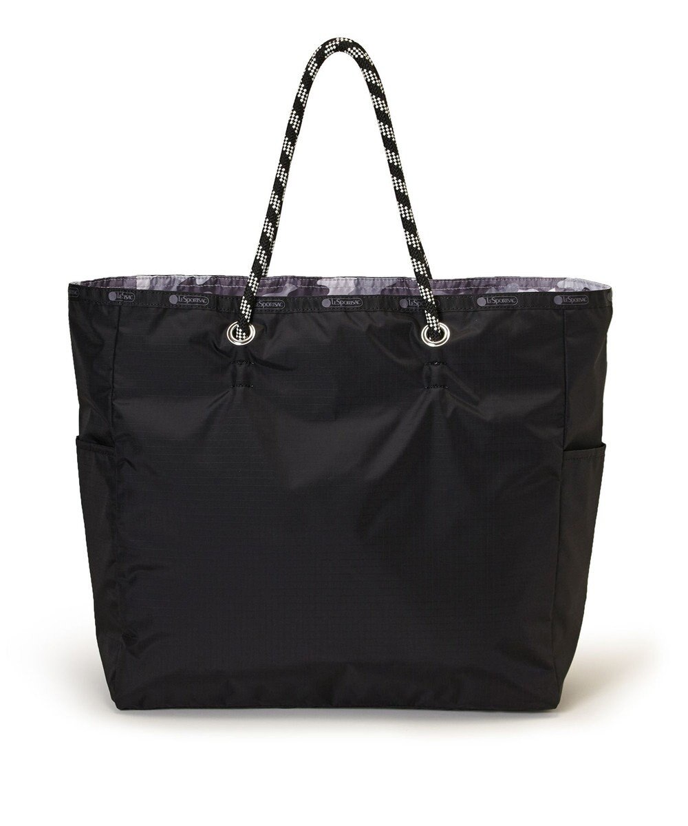 LeSportsac LARGE 2 WAY TOTE/2ウェイブラック/グレーカモ 