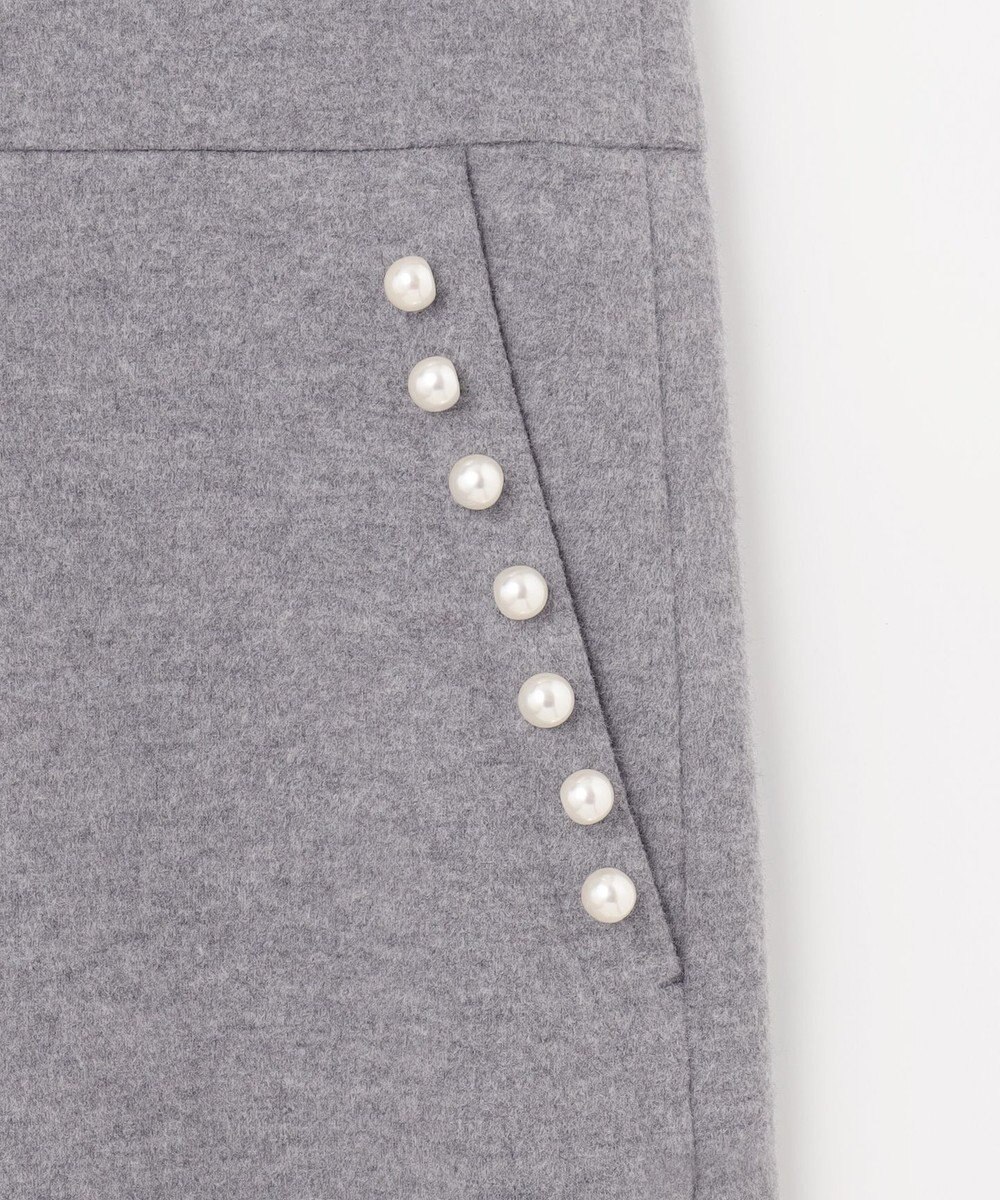 組曲 【パール釦付き】 ウールライクジャンパースカート 
