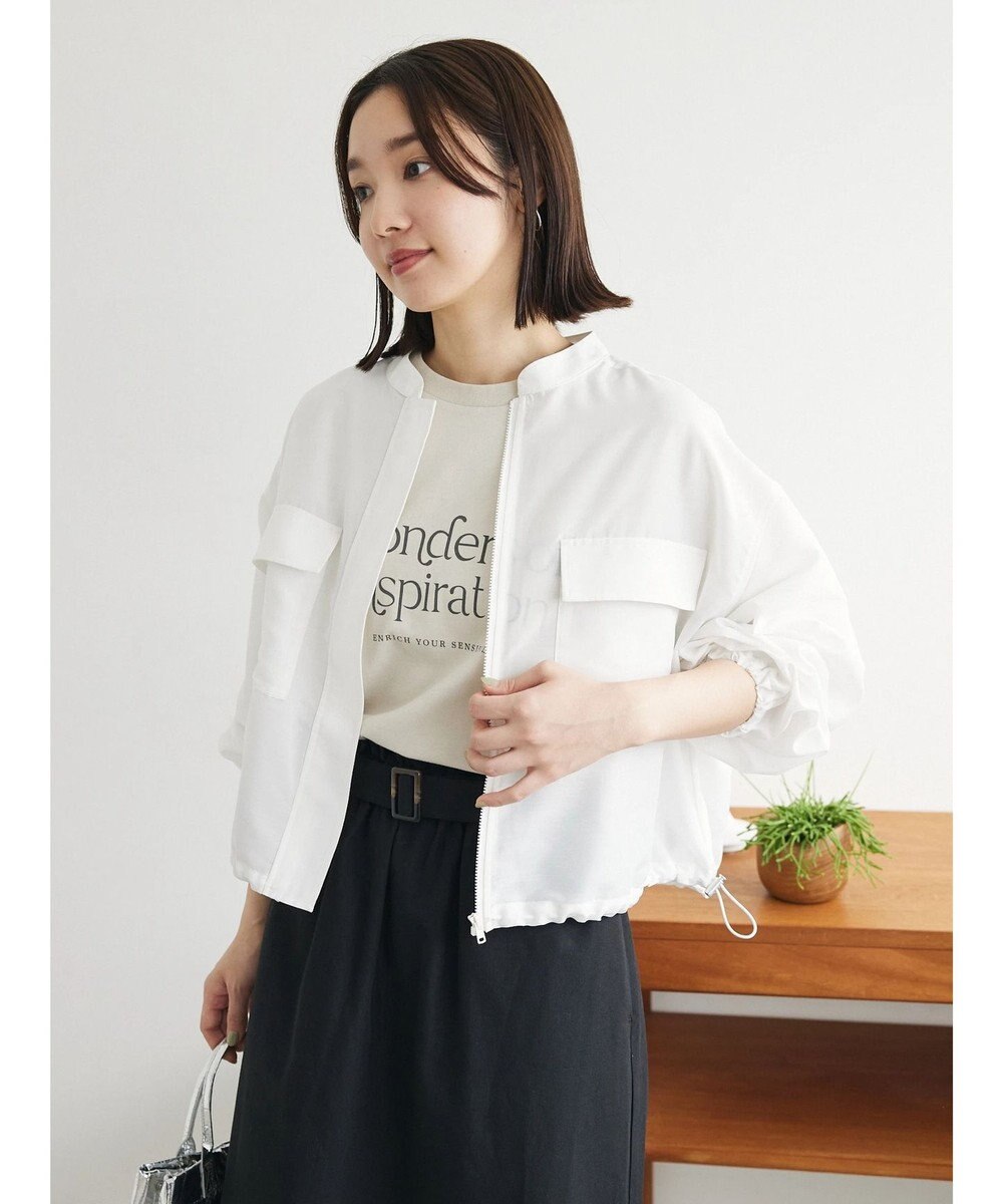 Green Parks シアーショート丈ブルゾン 