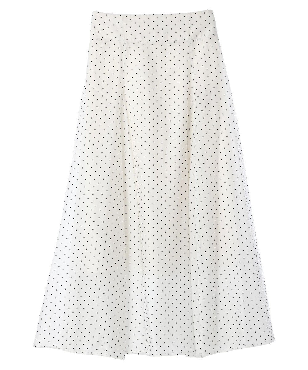 Green Parks AnriettMusee ドットフレアーロングスカート 