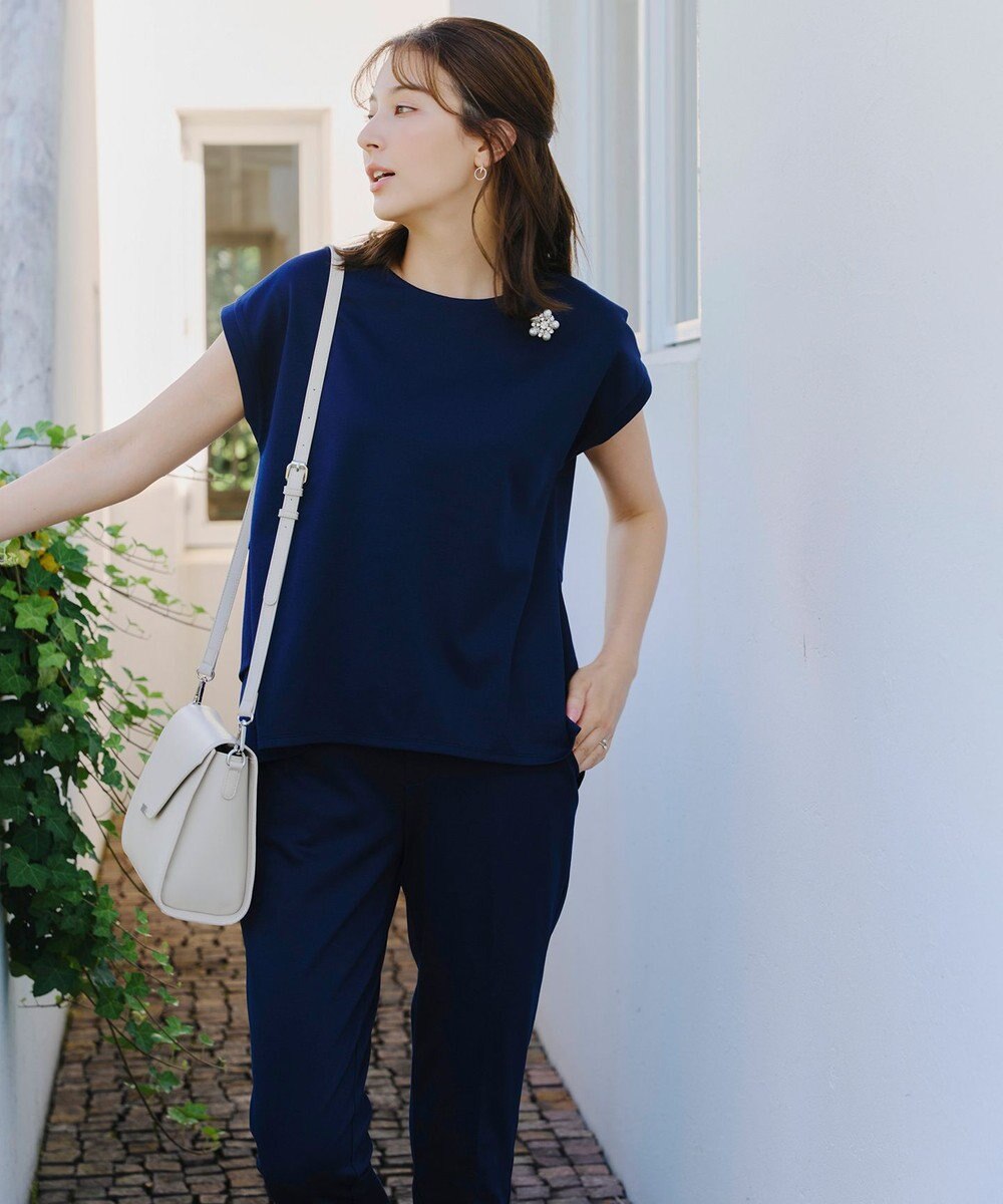 Tiaclasse パールブローチ２WAYネックレス 