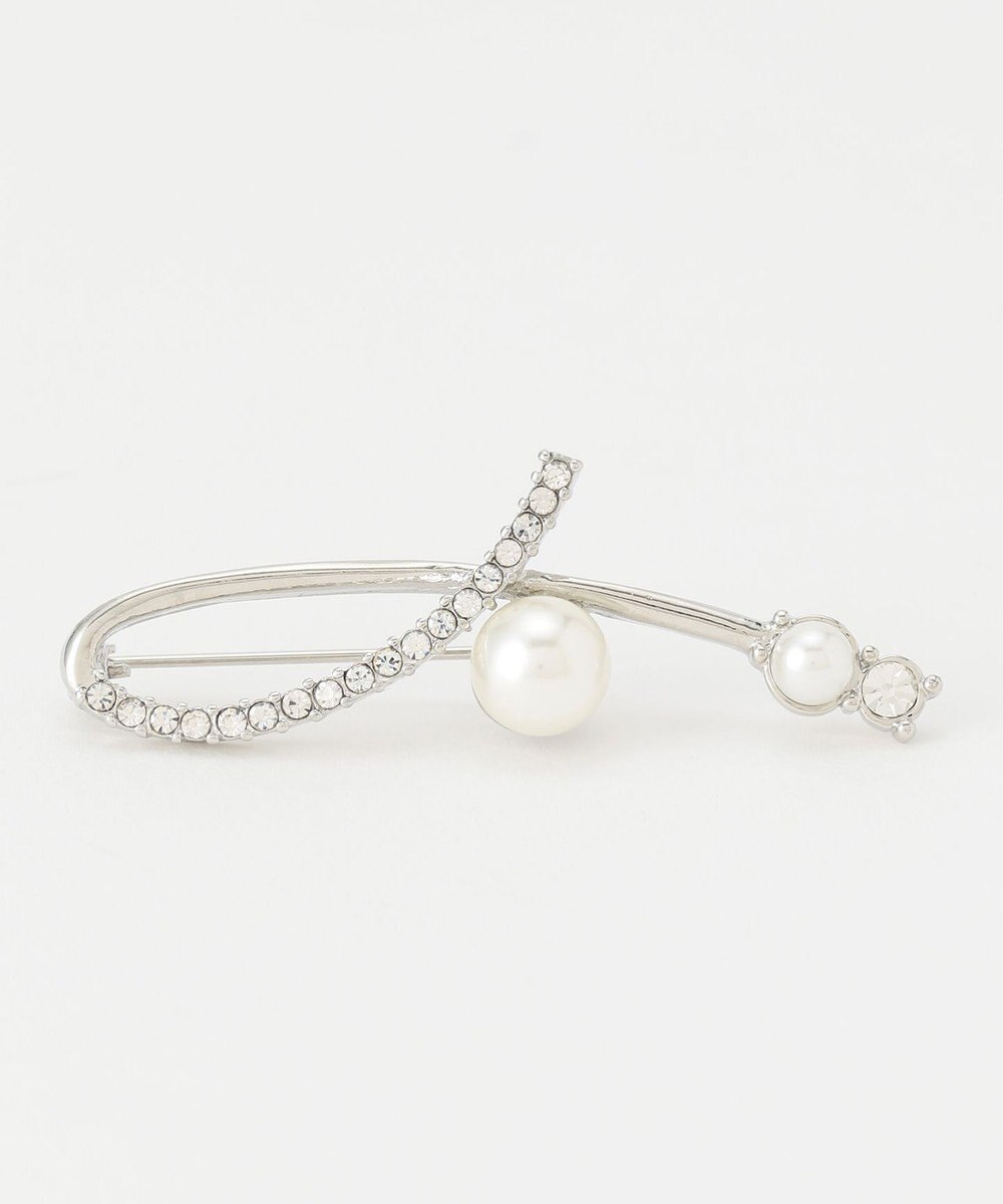 ANY SIS ドロップパール調 ブローチ 