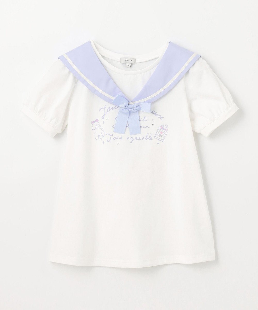 ANY KIDS セーラーカラー Tシャツ 