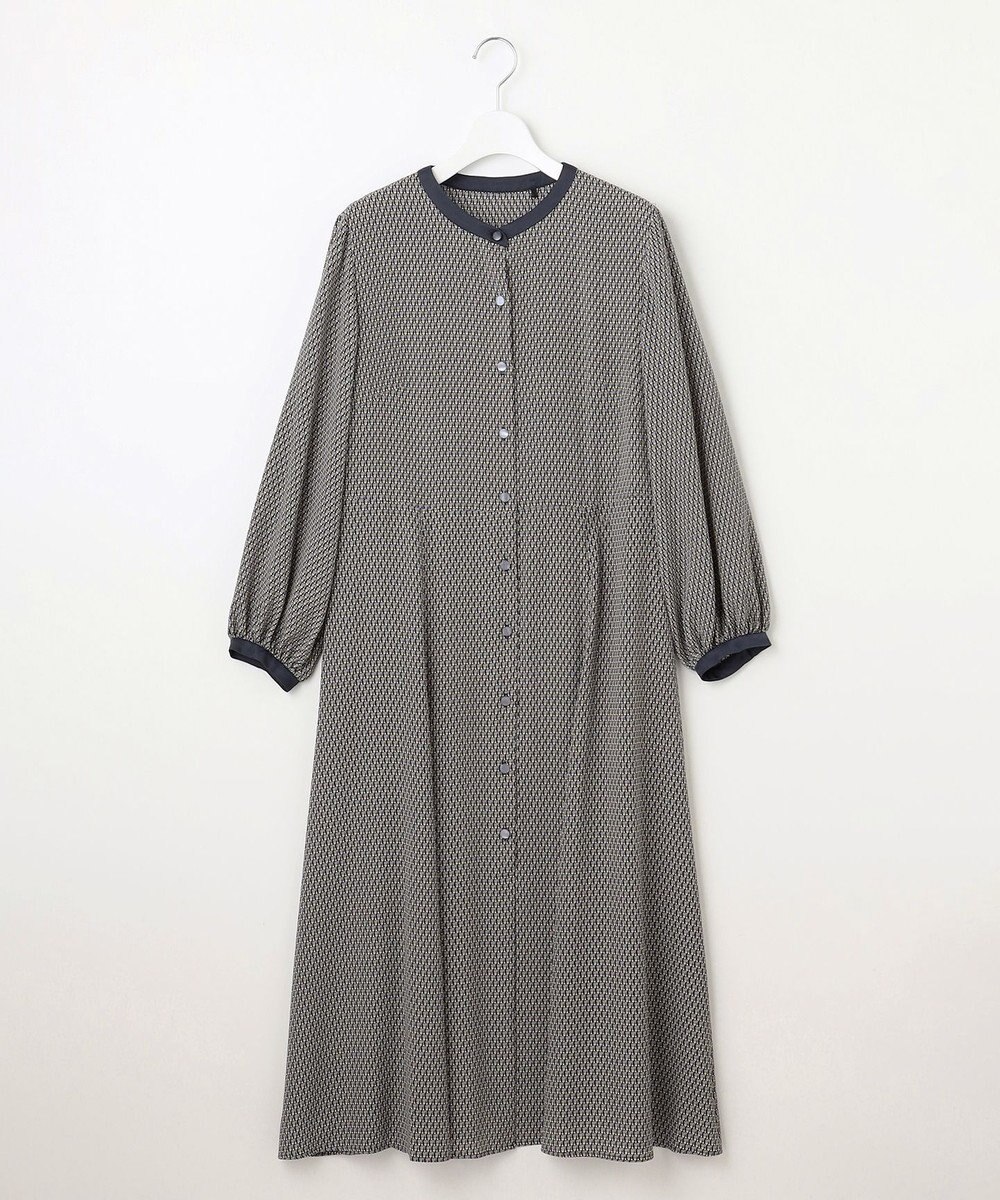 自由区 S 【洗える】ジオメトリックハートプリント ワンピース 