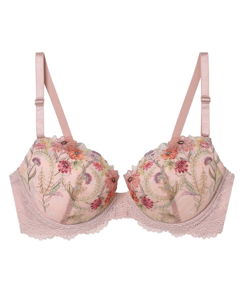 une nana cool バックスタイルまでかわいい Steppe Flower ワイヤーブラ 