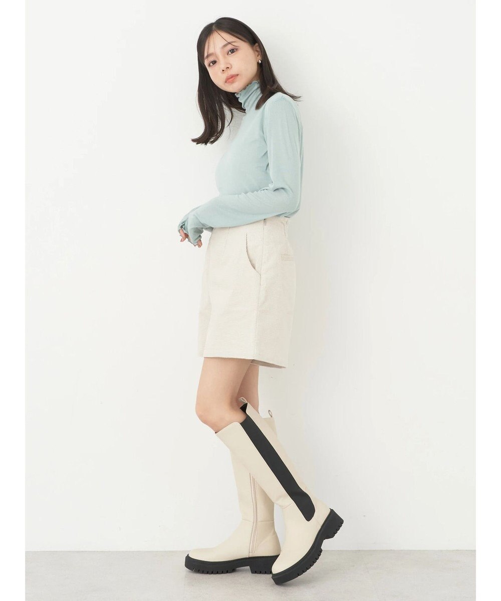 earth music&ecology シアータートルネックプルオーバー 