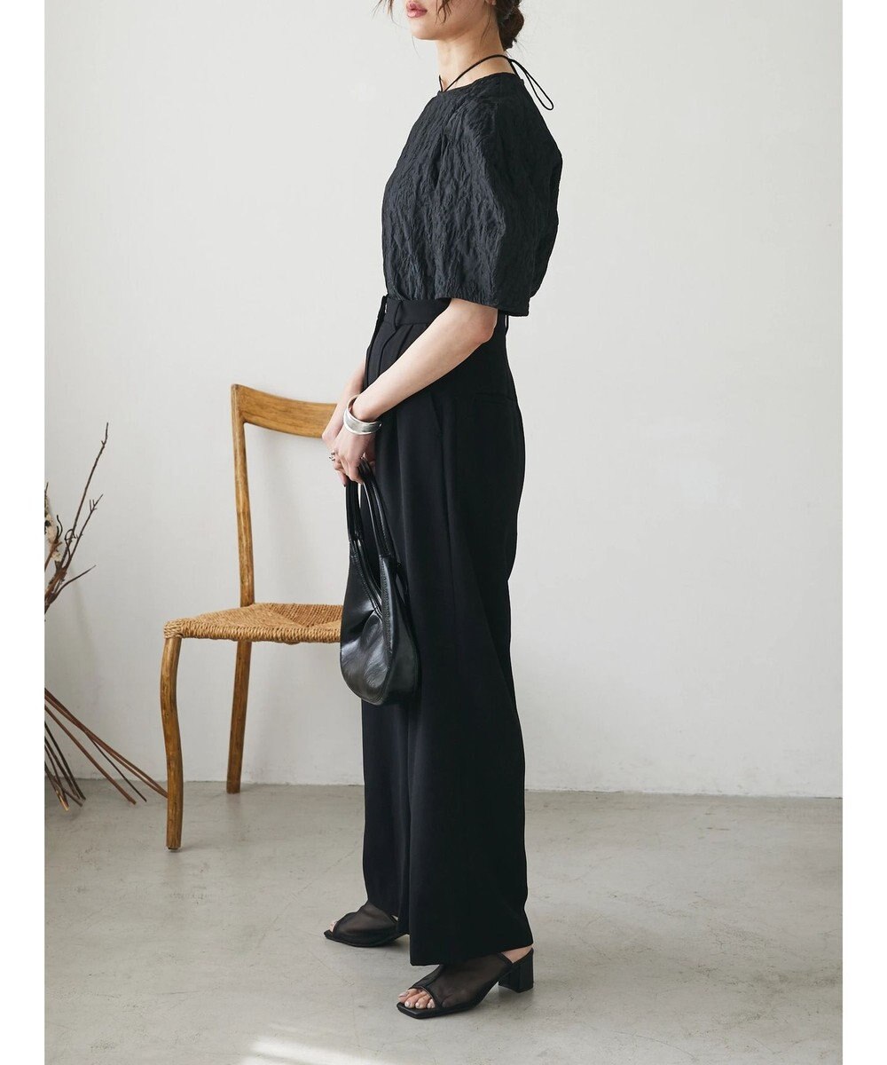 Green Parks AnriettMusee ショート丈ジャガードトップス 