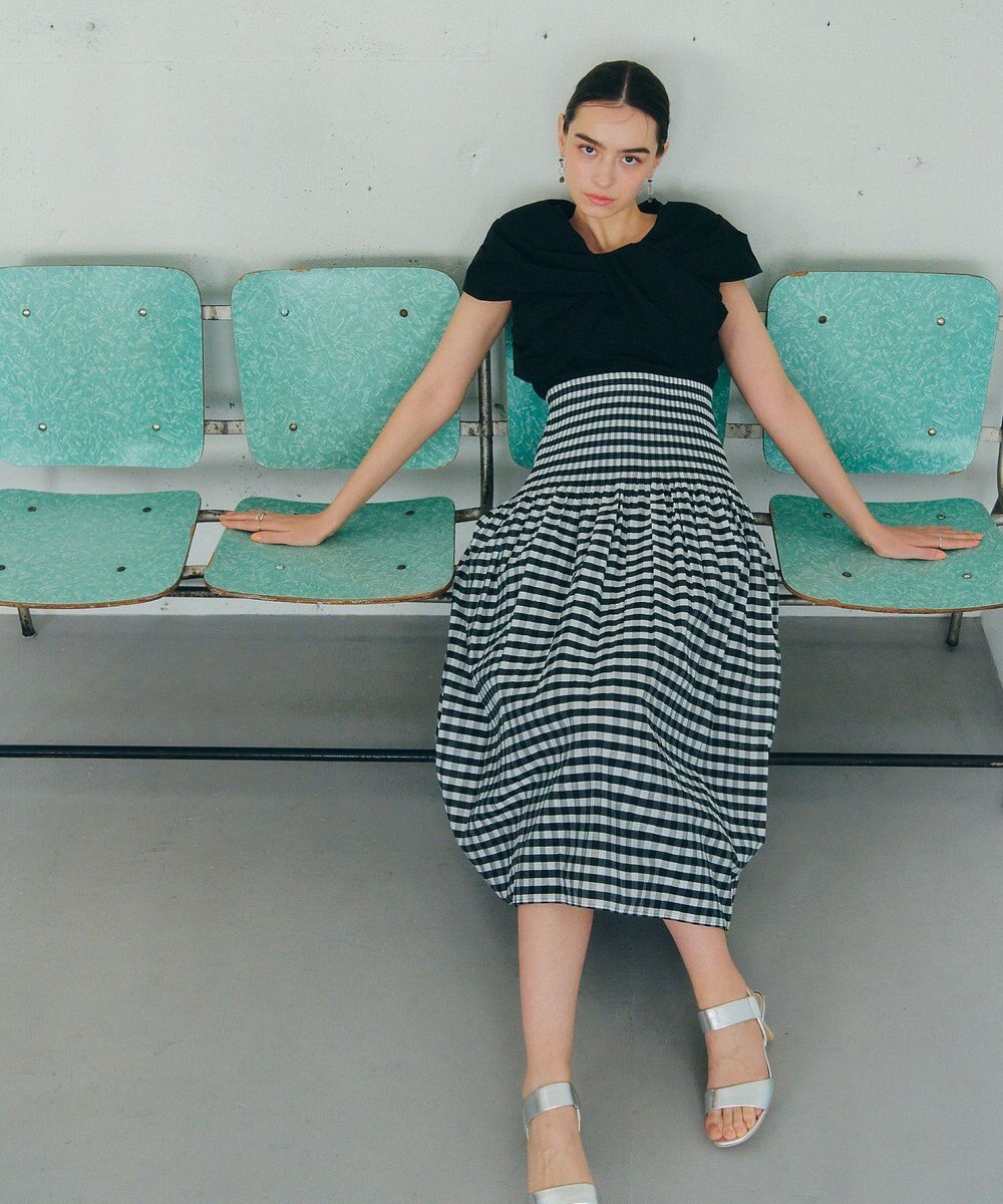 YECCA VECCA リボンデザインブラウス 