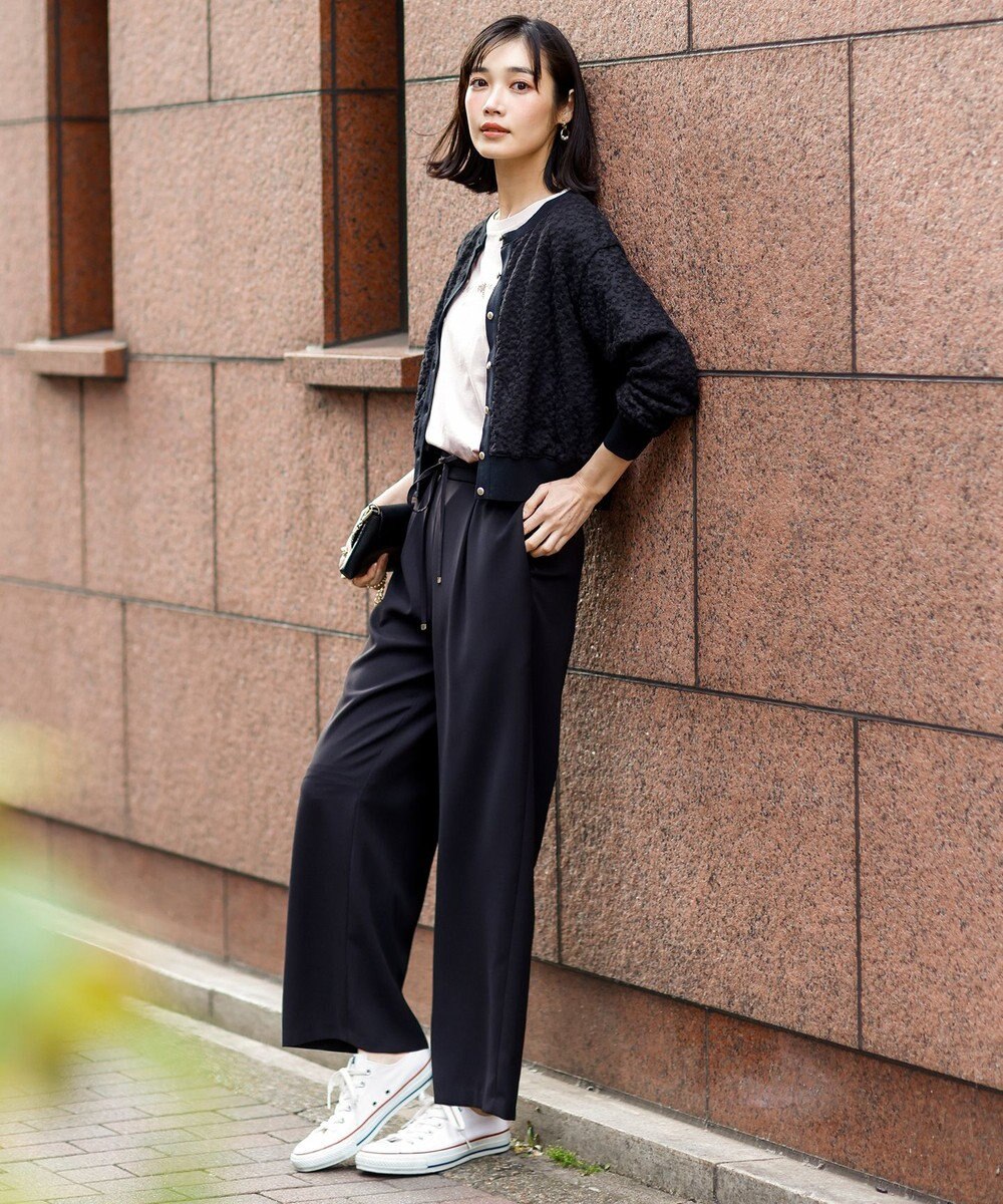 ANY SIS S レーシー ニット ブルゾン 