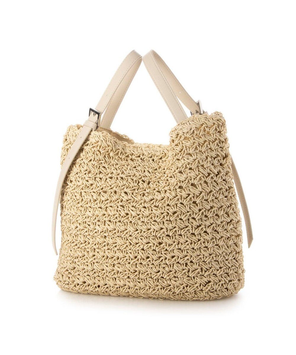 UNBILLION カシュカシュ cachecache / ベルトハンドル柄編トート 