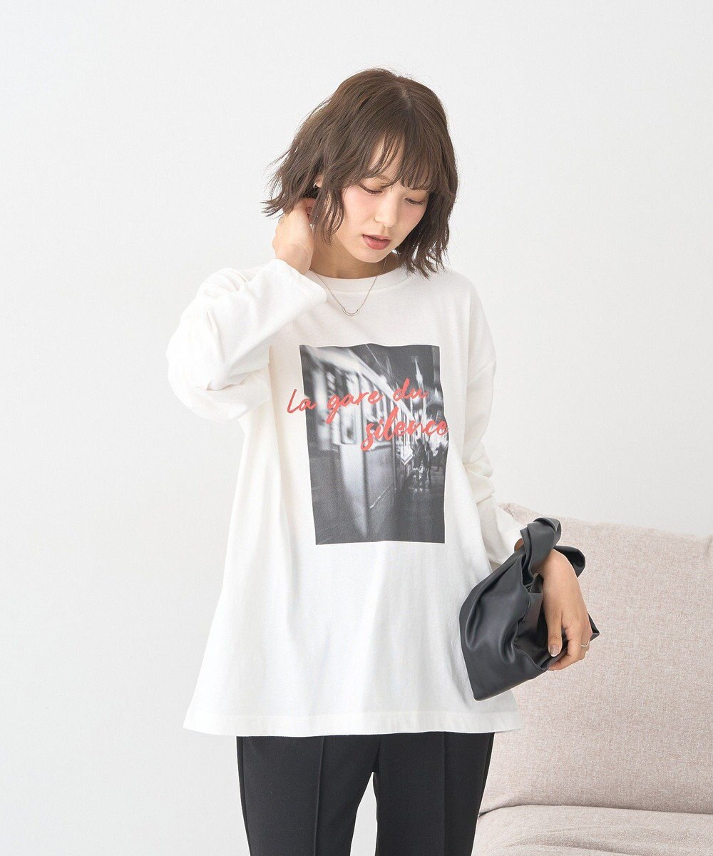 earth music&ecology 【綿100】アソートプリントロンＴｅｅ 