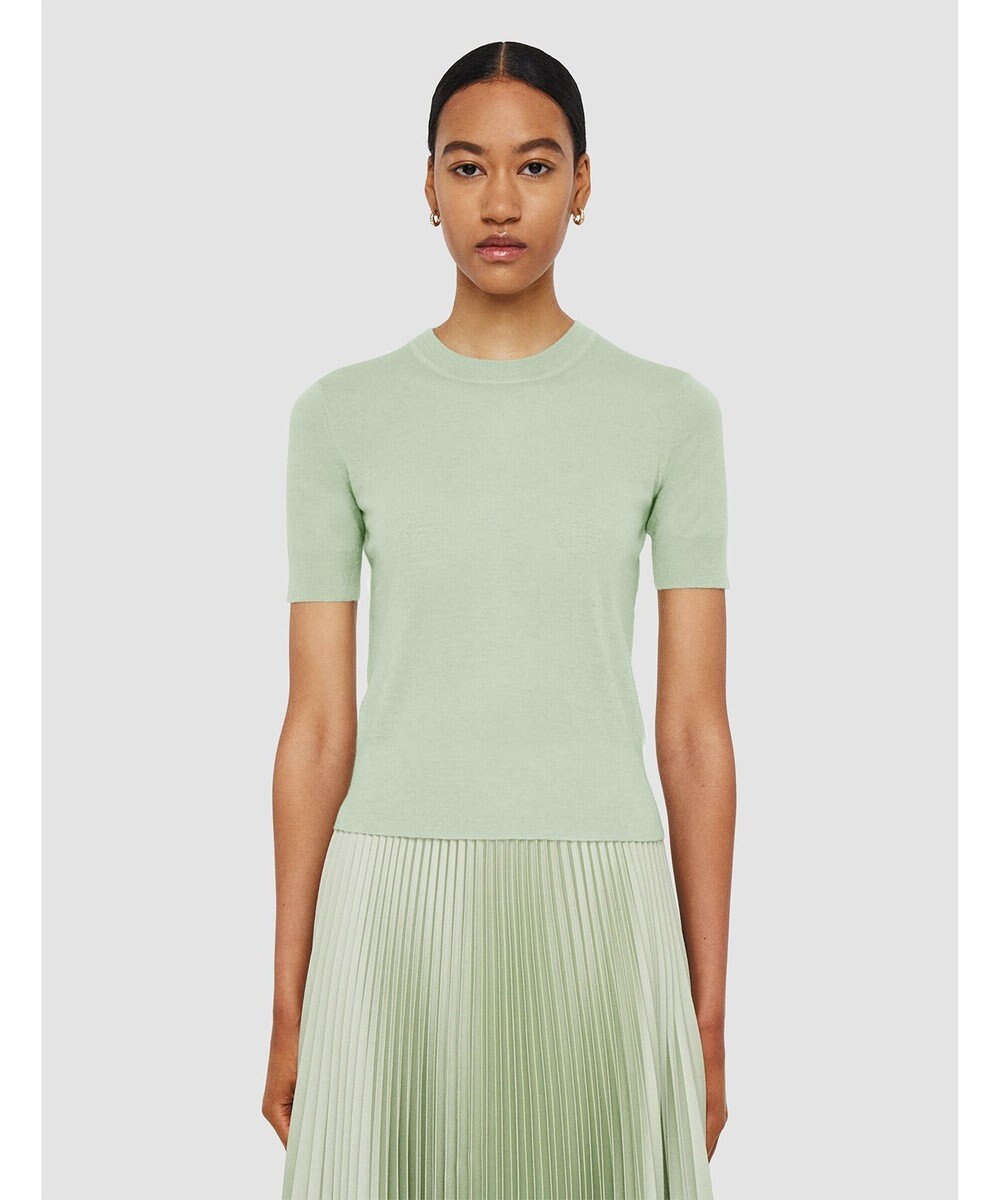 JOSEPH 【洗える】キャッシュエアー　ショートスリーブニット 