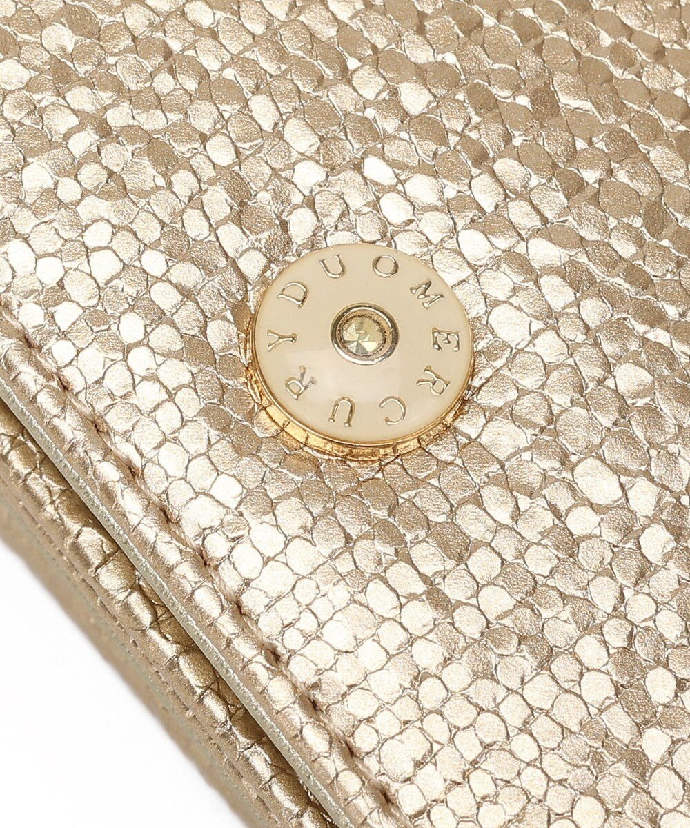 style code 【MERCURYDUO/マーキュリーデュオ】メタリッククラック調型押し　三つ折りミニ財布 