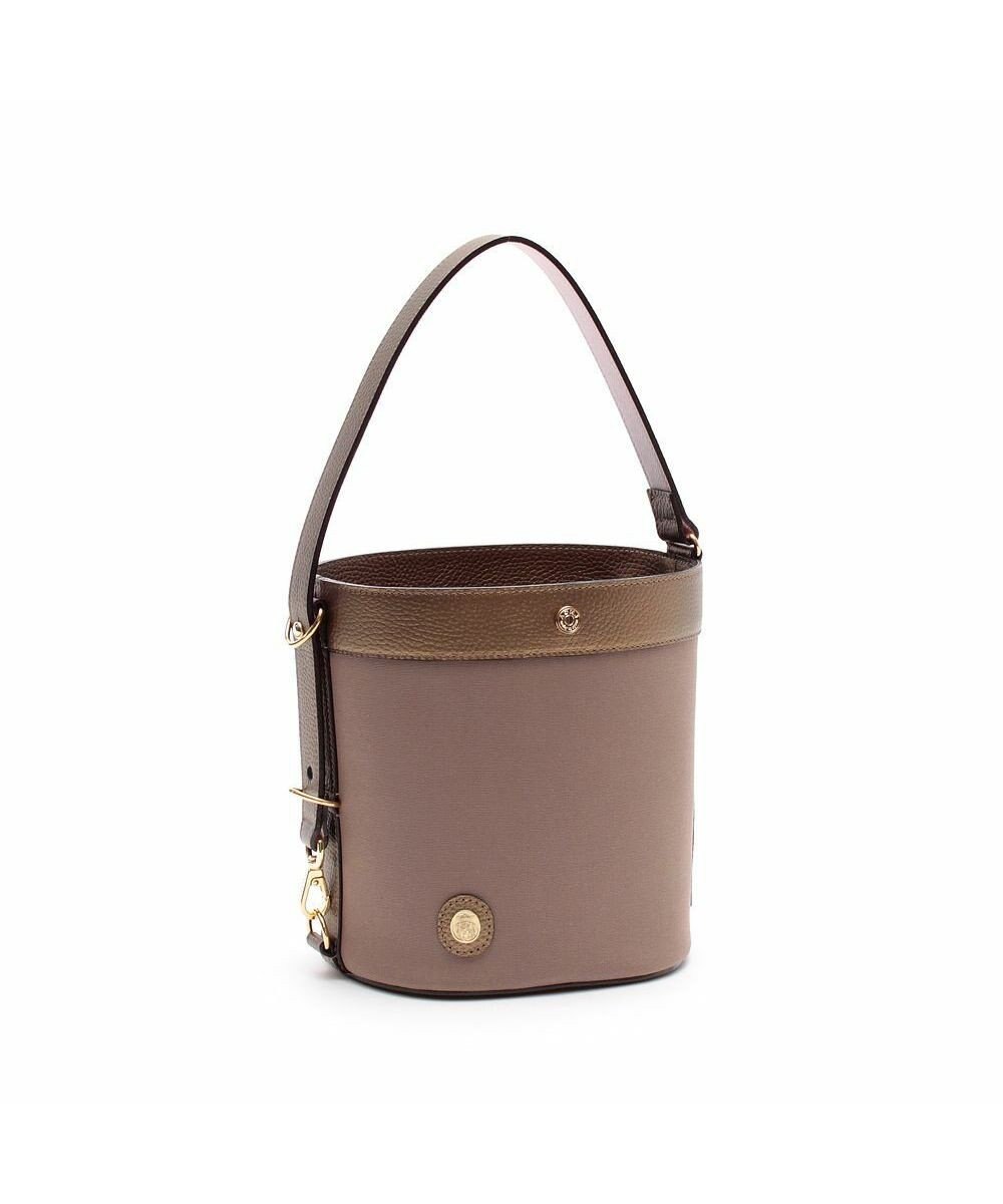 A.D.M.J. 【ファブリック】オフィサー/イアリアンファブリックバケットショルダートートS 