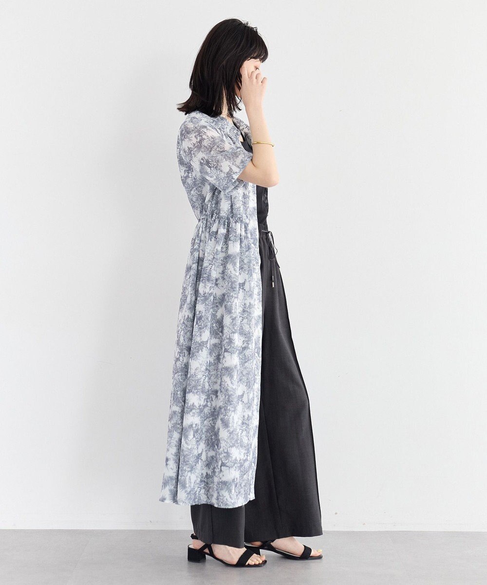 YECCA VECCA 【UVカット】サラサライージーワイドパンツ 