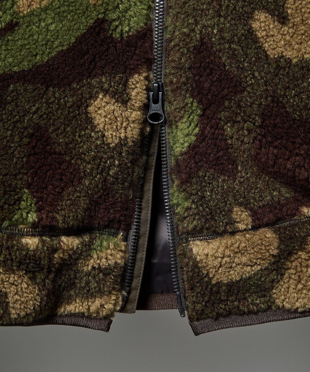 JOSEPH ABBOUD MOUNTAIN 【軽量】カモフラージュフリース ブルゾン 