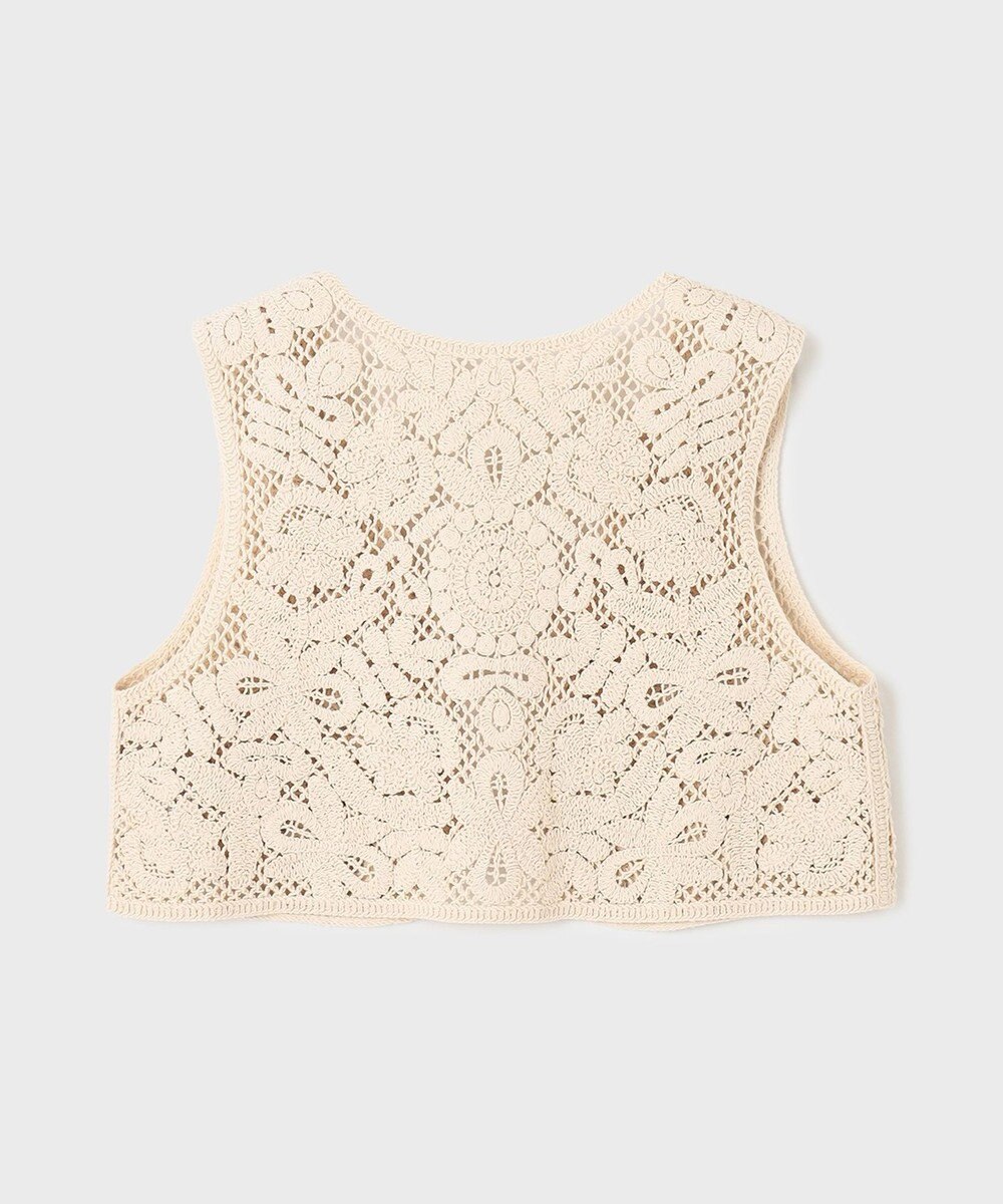 GRACE CONTINENTAL メッシュembジレ 