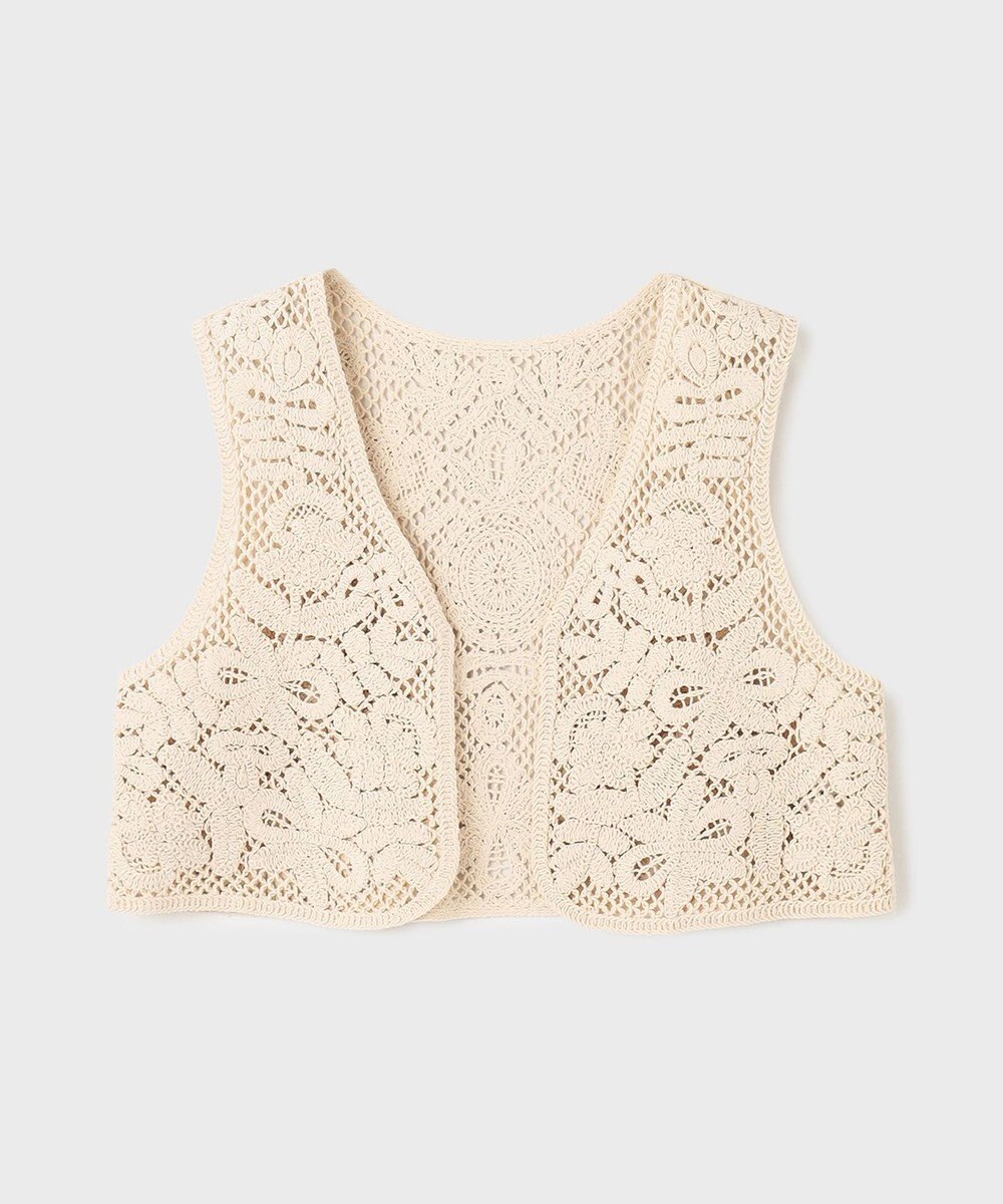 GRACE CONTINENTAL メッシュembジレ 