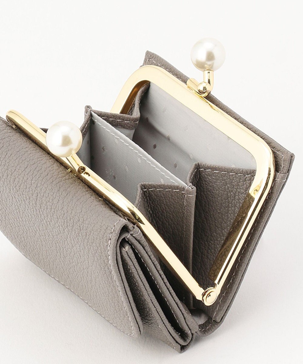 UNBILLION perche アクリル玉三つ折りミニサイフ 