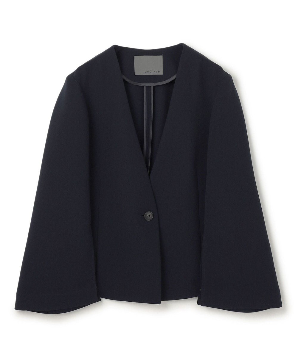 uncrave ウォッシャブル ダブルクロス スリットスリーブジャケット 