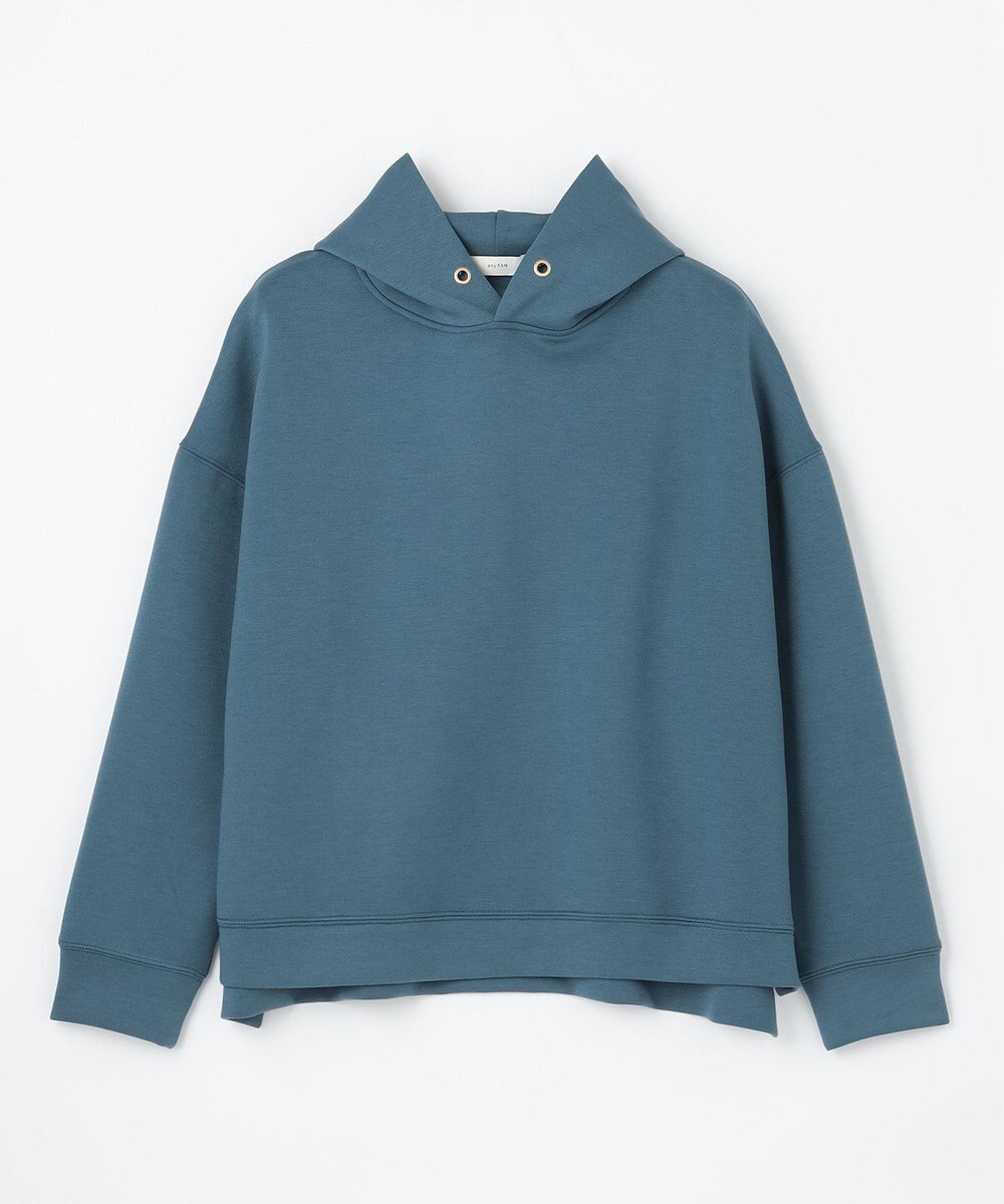 ANY L 【洗濯機可】クロップド丈ダンボールパーカー 