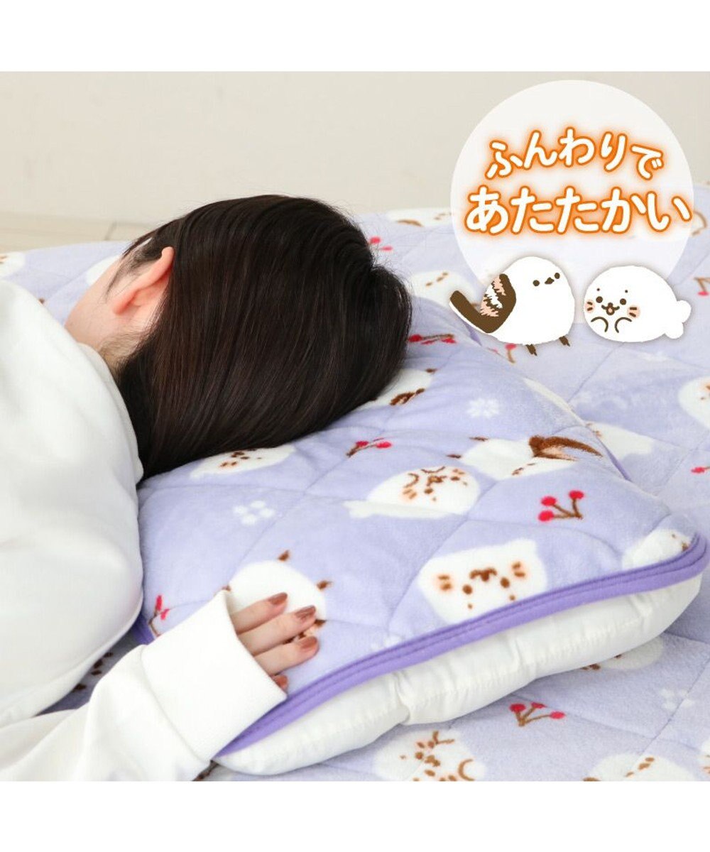 Mother garden しろたん 枕パッド 《シマエナガ》 35×50cm 