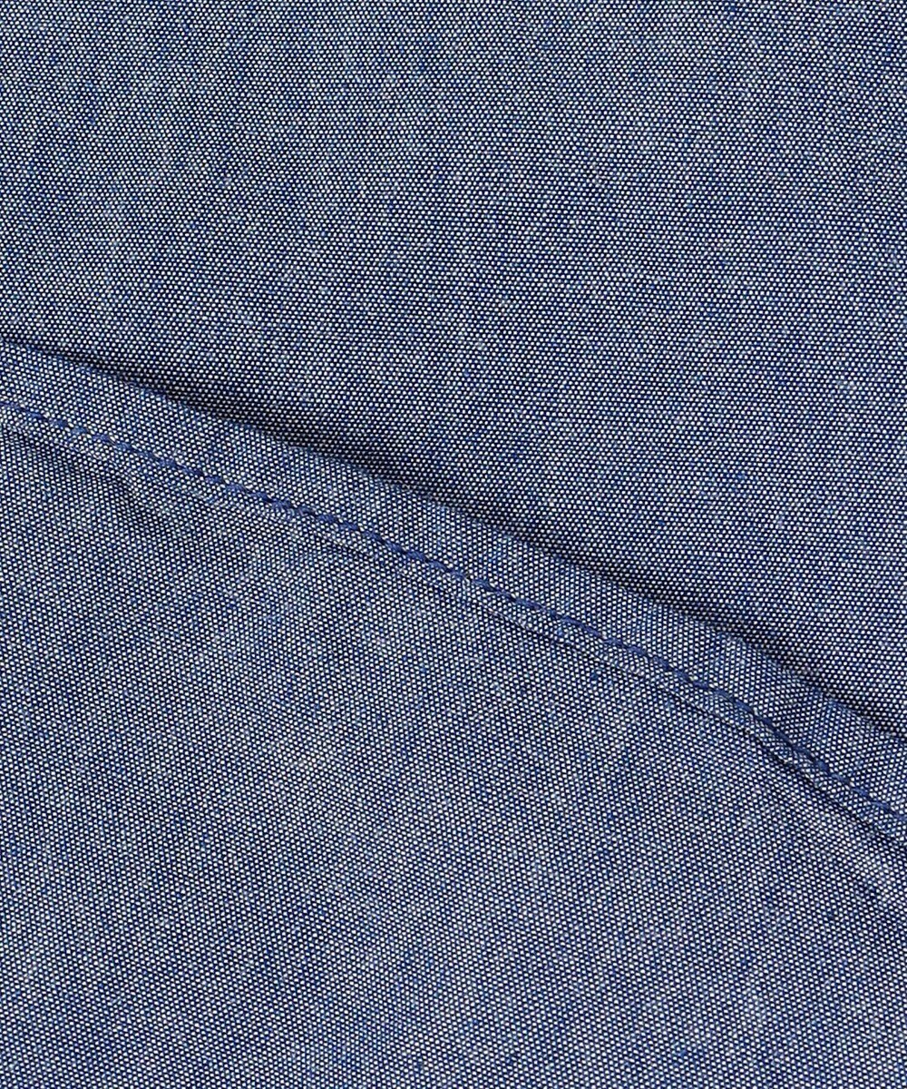 JOSEPH ABBOUD クールビズ【新作・環境配慮型素材】サスティナブルファブリック ビオグレースシャンブレー シャツ 