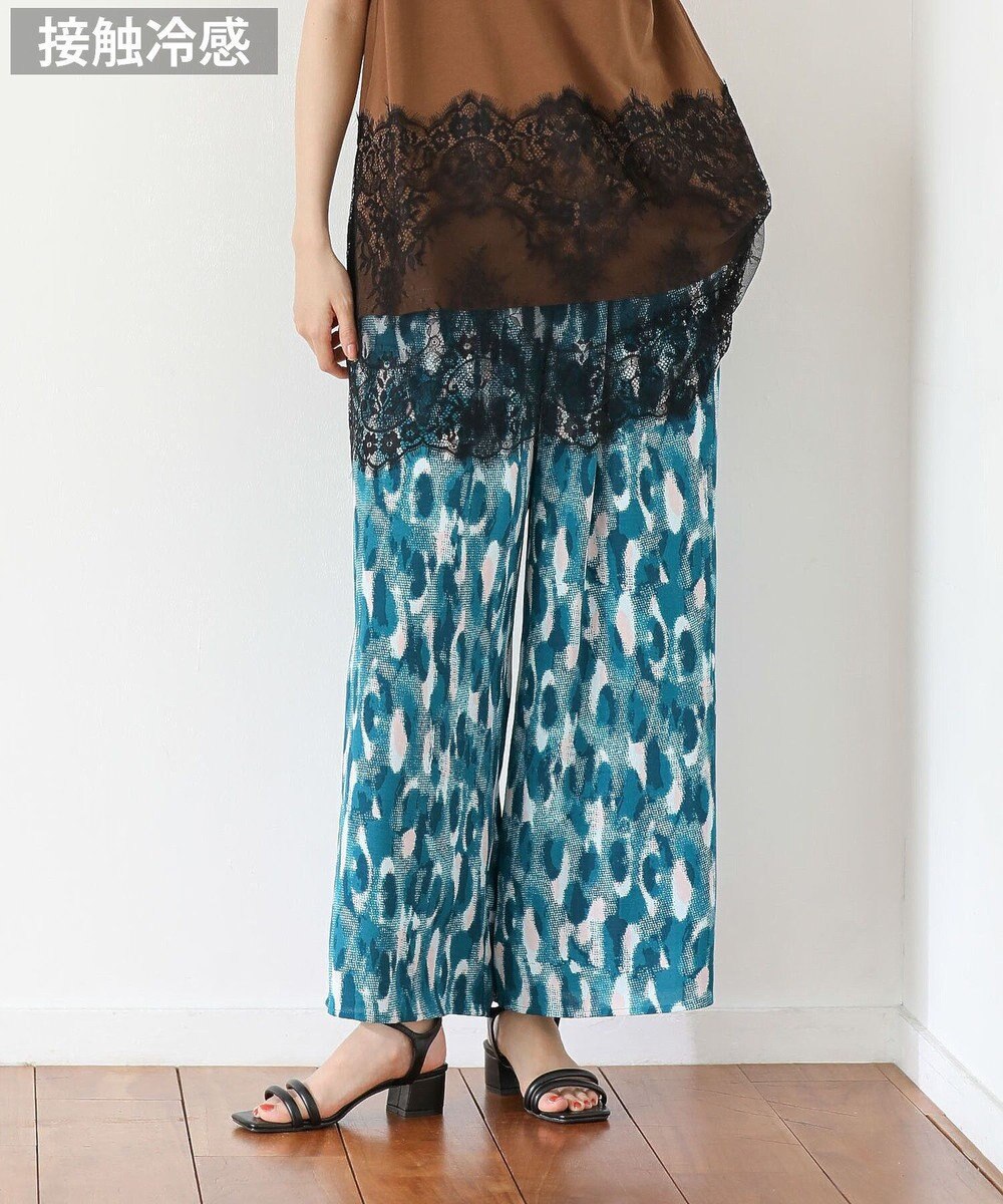 Green Parks 柄イージーパンツⅣ（ワイド） 