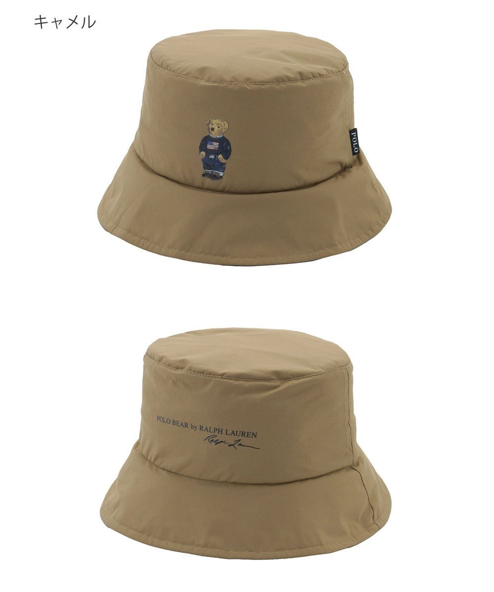 MOONBAT POLO RALPH LAUREN レインハット FLAG BEAR 撥水 ポケッタブル 