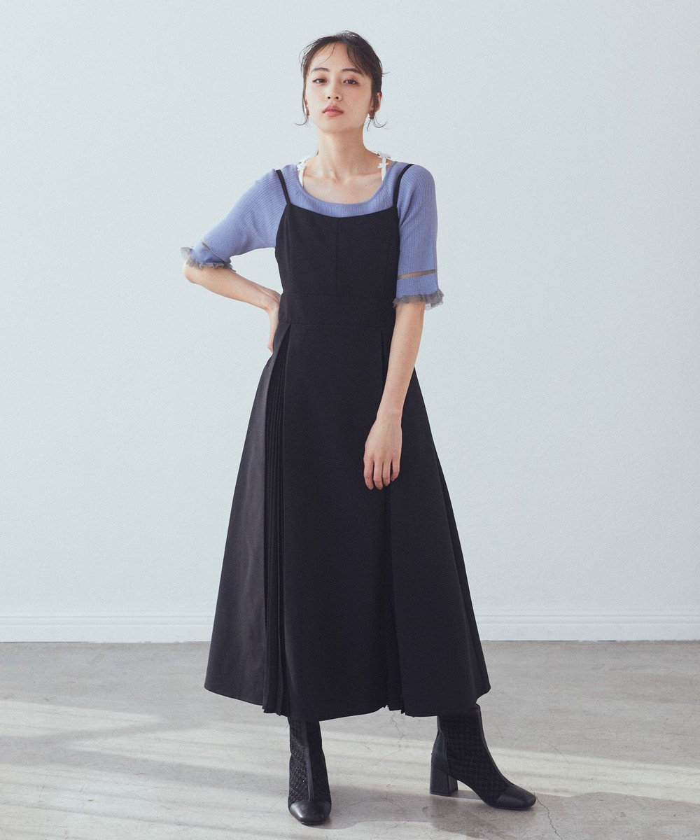 earth music&ecology プリーツジャンドレ 