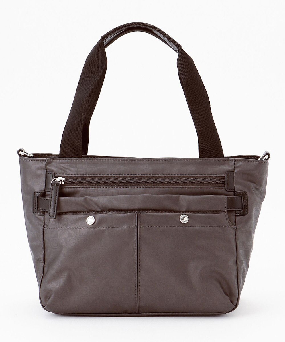 LA BAGAGERIE モノグラム　スクエアナイロントート 