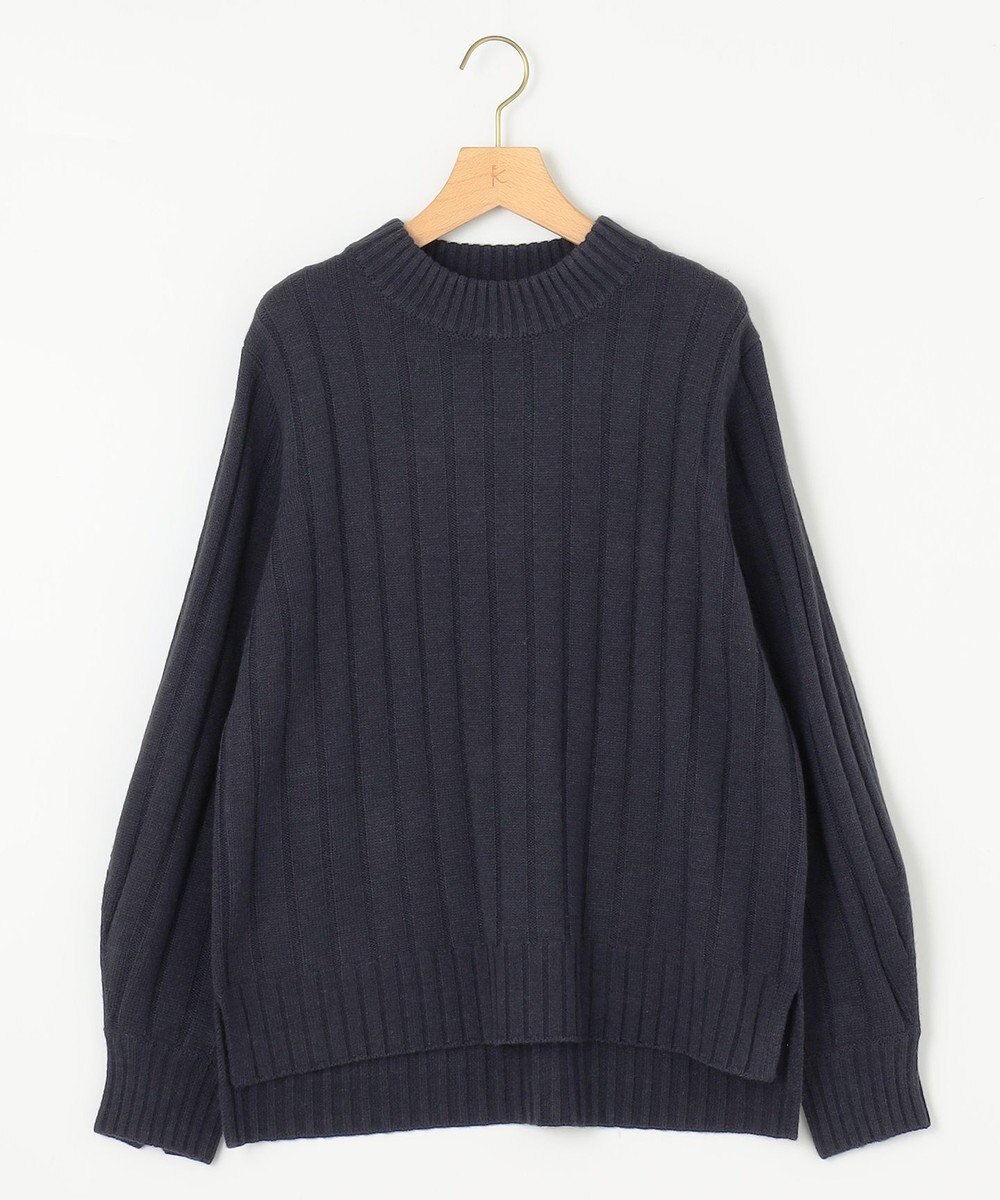 組曲 バルキーワイドリブ ニット 