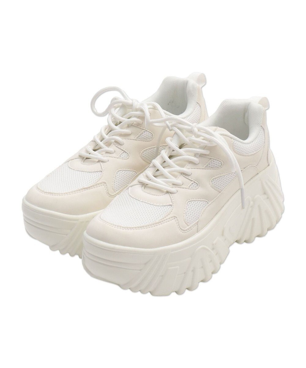 WEGO 【SMLサイズ展開】ボリュームスニーカー 