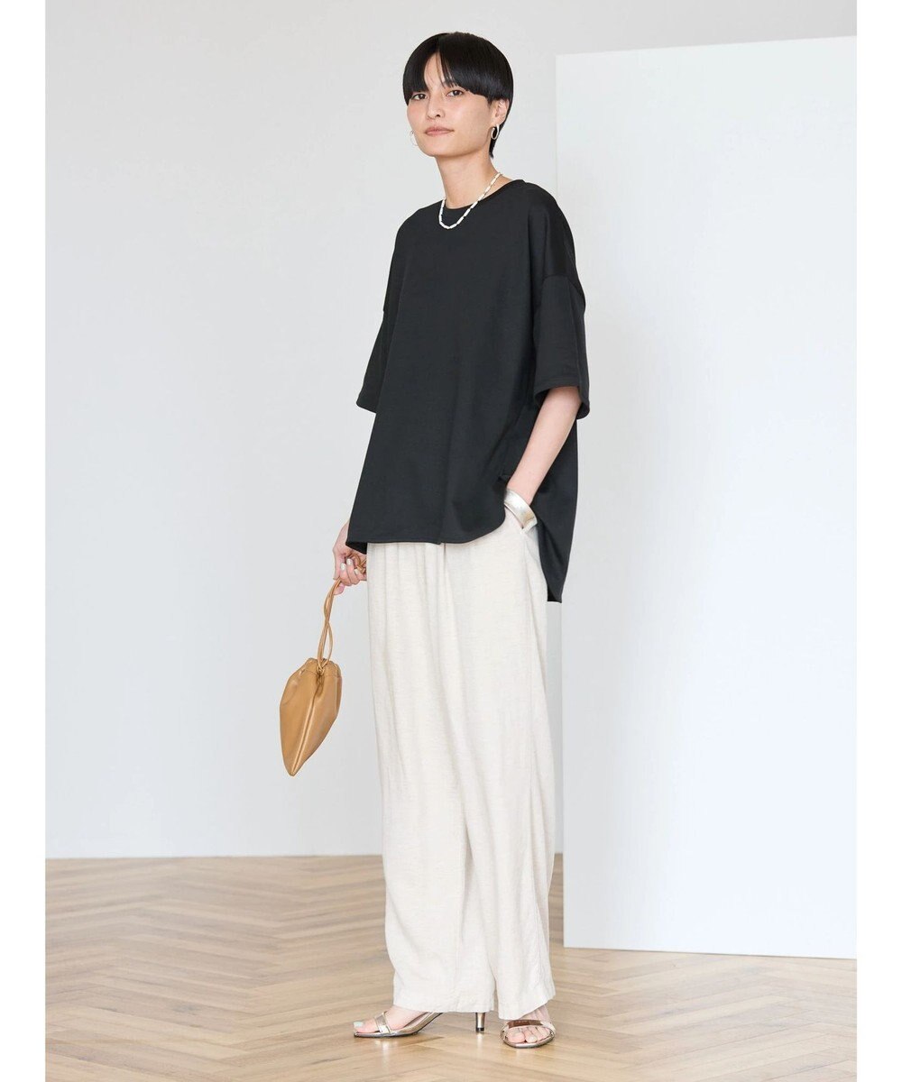 AMERICAN HOLIC 接触冷感裾ラウンドカットプルオーバー 