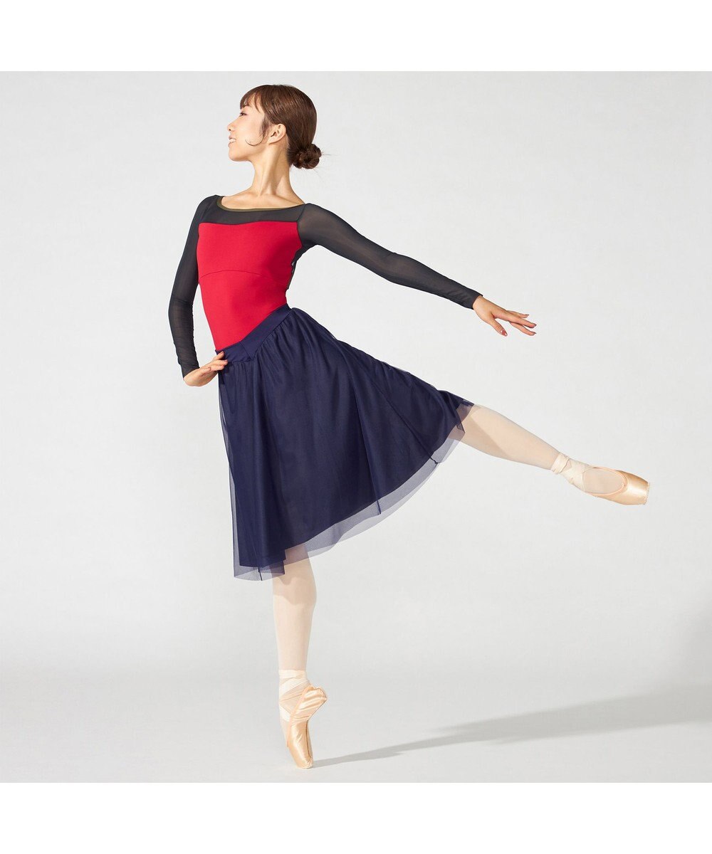 Chacott 【MADOKA SUGAI】ロングスリーブレオタード 