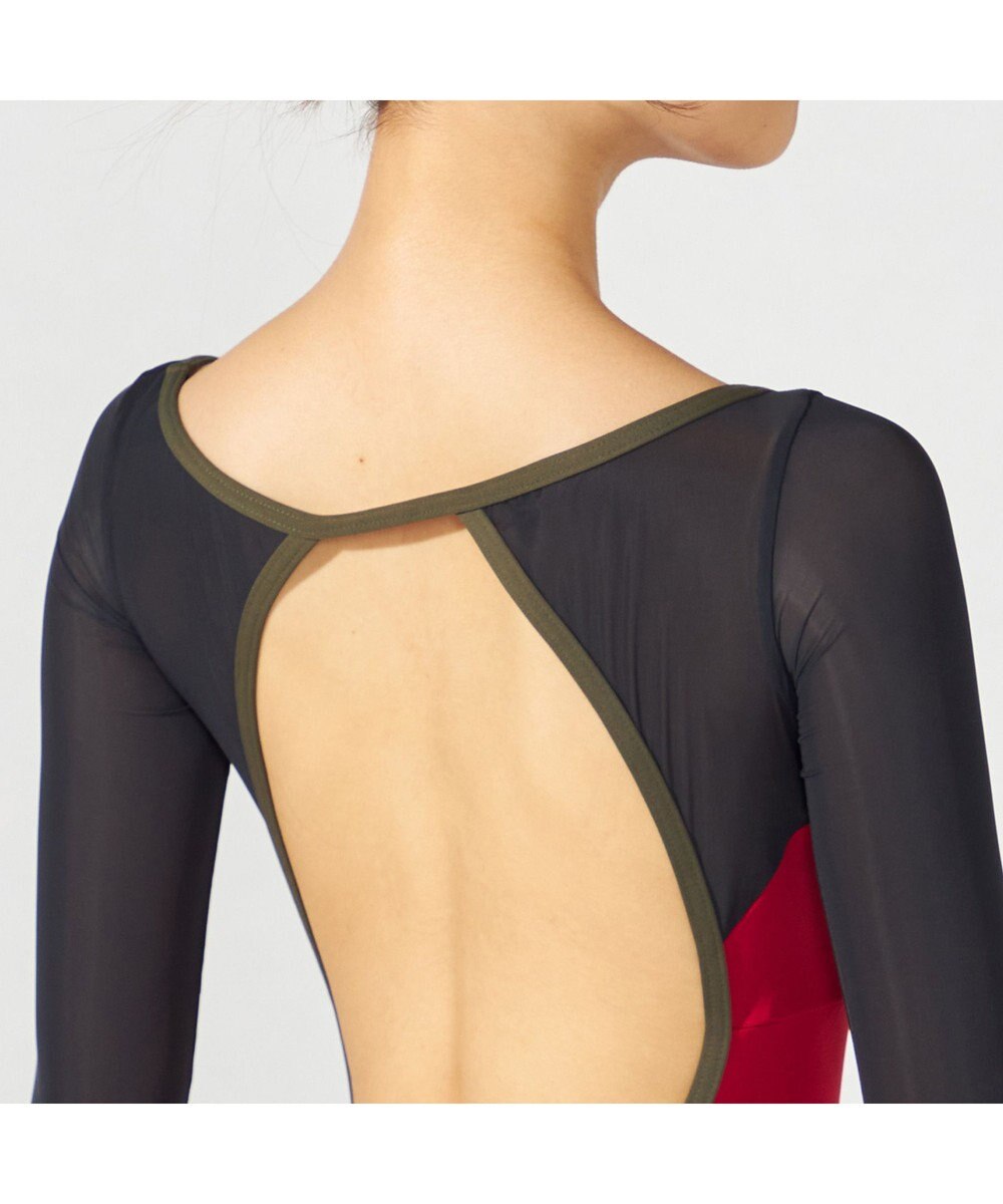 Chacott 【MADOKA SUGAI】ロングスリーブレオタード 