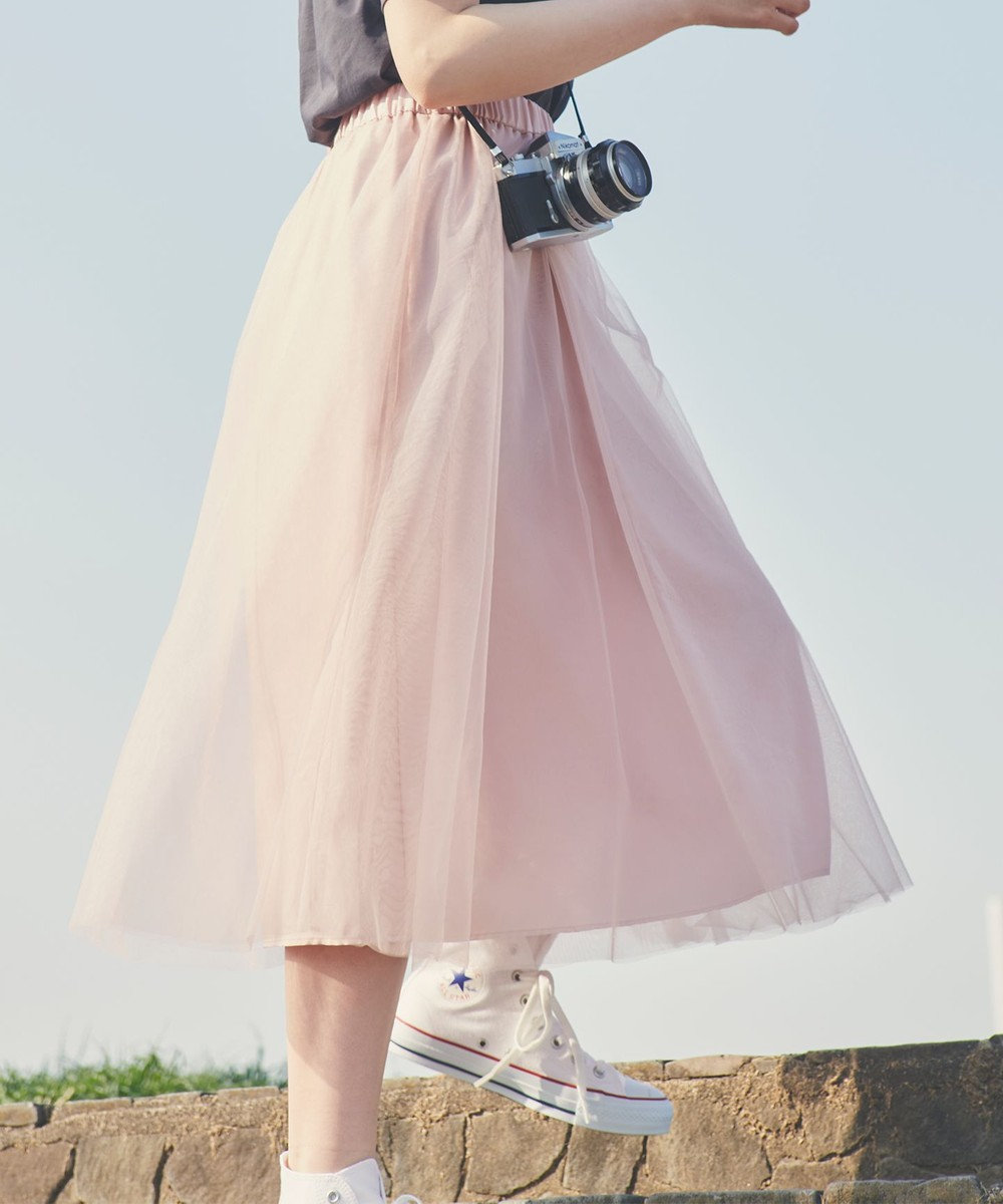 トリコ　シースルースカートピンクMサイズファッション