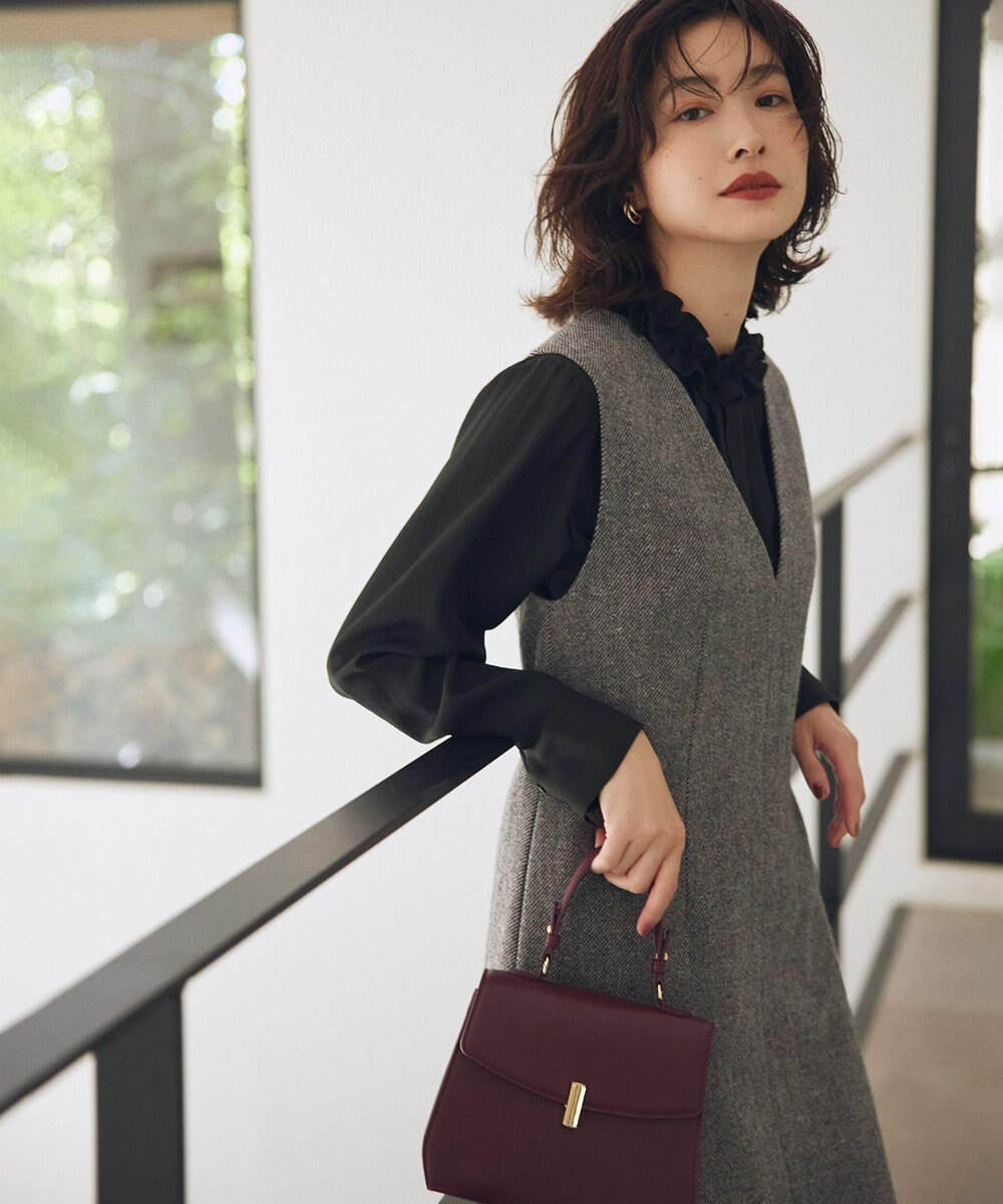 組曲 【加藤ローサさん着用】トップハンドル ハンドバッグ 