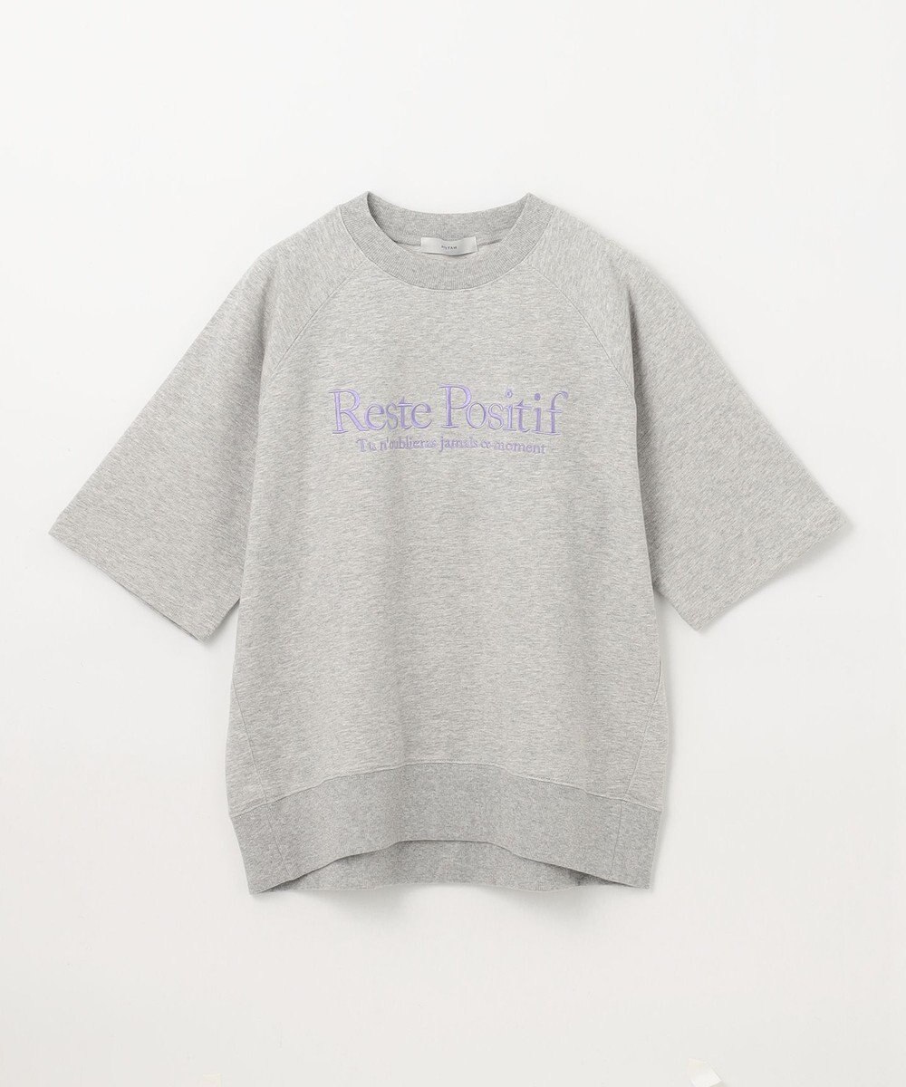 ANY L 【洗濯機可】刺繍ロゴミニ裏毛スウェット 