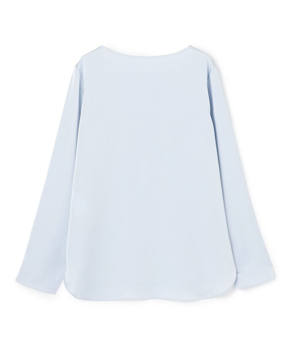 UNFILO サテン レイヤードブラウス 