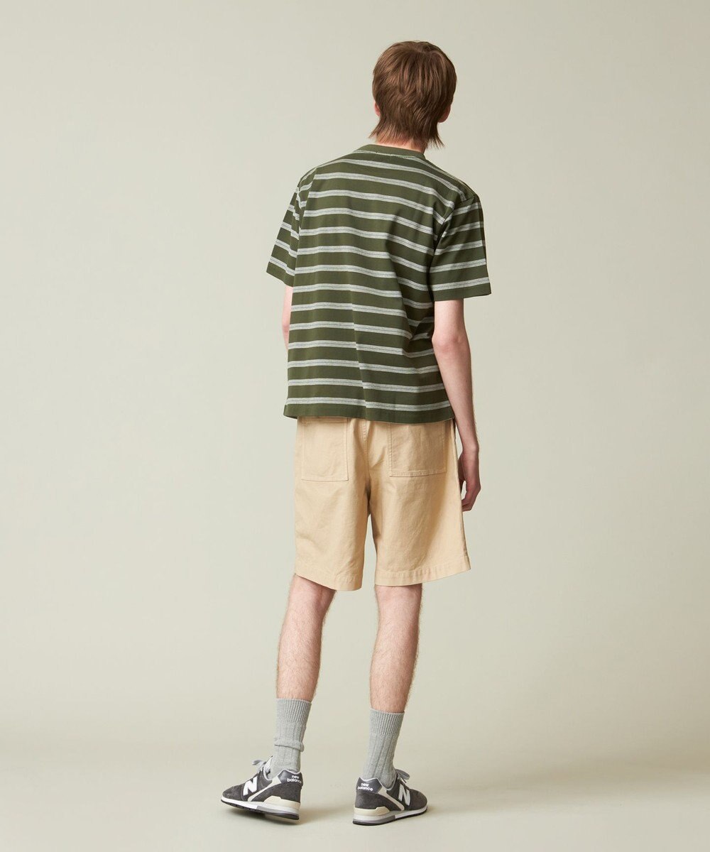 J.PRESS MEN マルチボーダー カノコTシャツ 