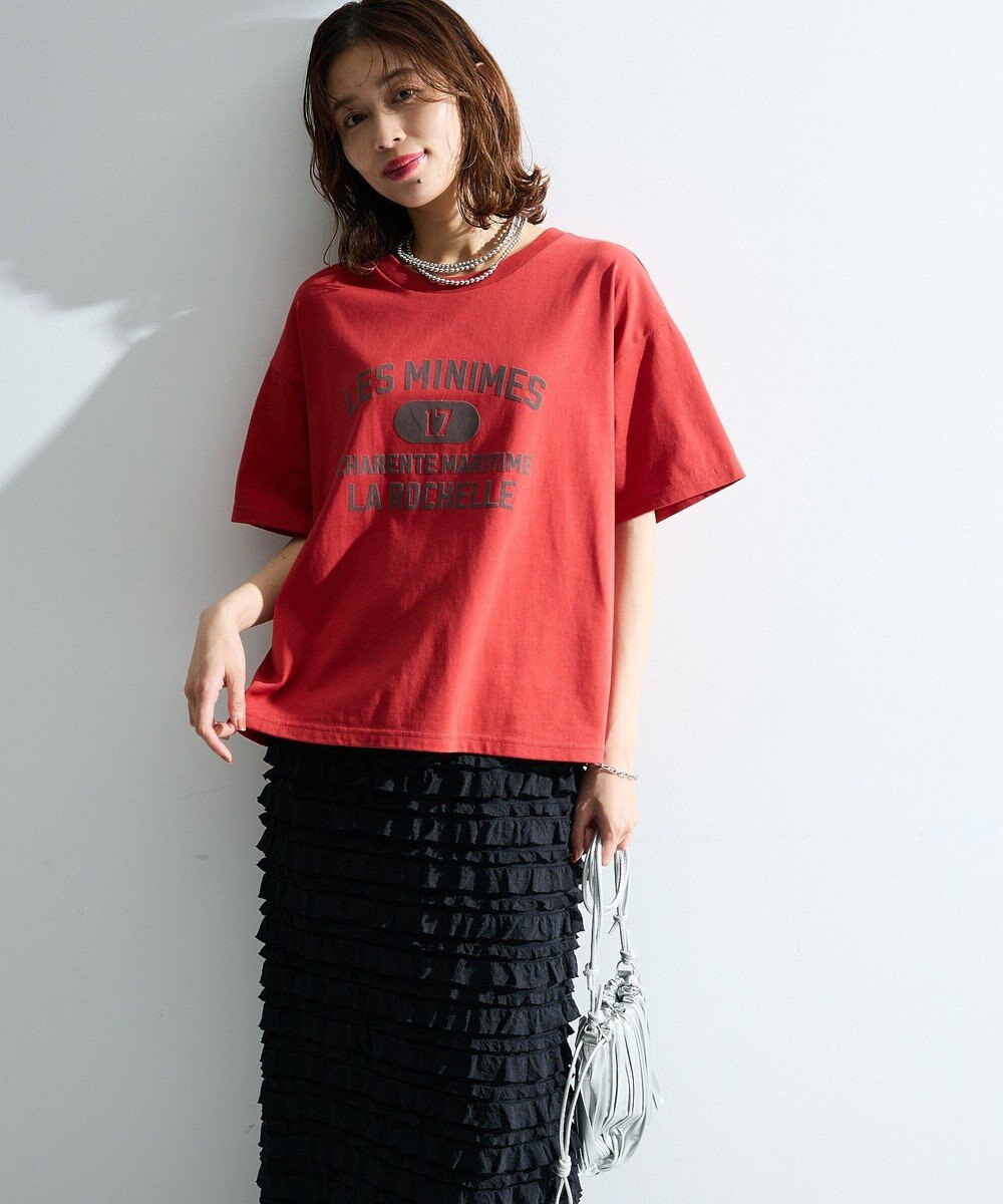 Green Parks 汗染み防止ボックスロゴＴシャツ 