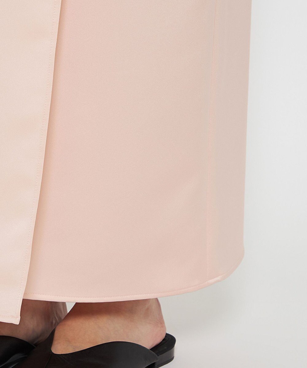 uncrave 【洗濯機洗い可】サテン ドロストスカート（uncrave WHITE） 