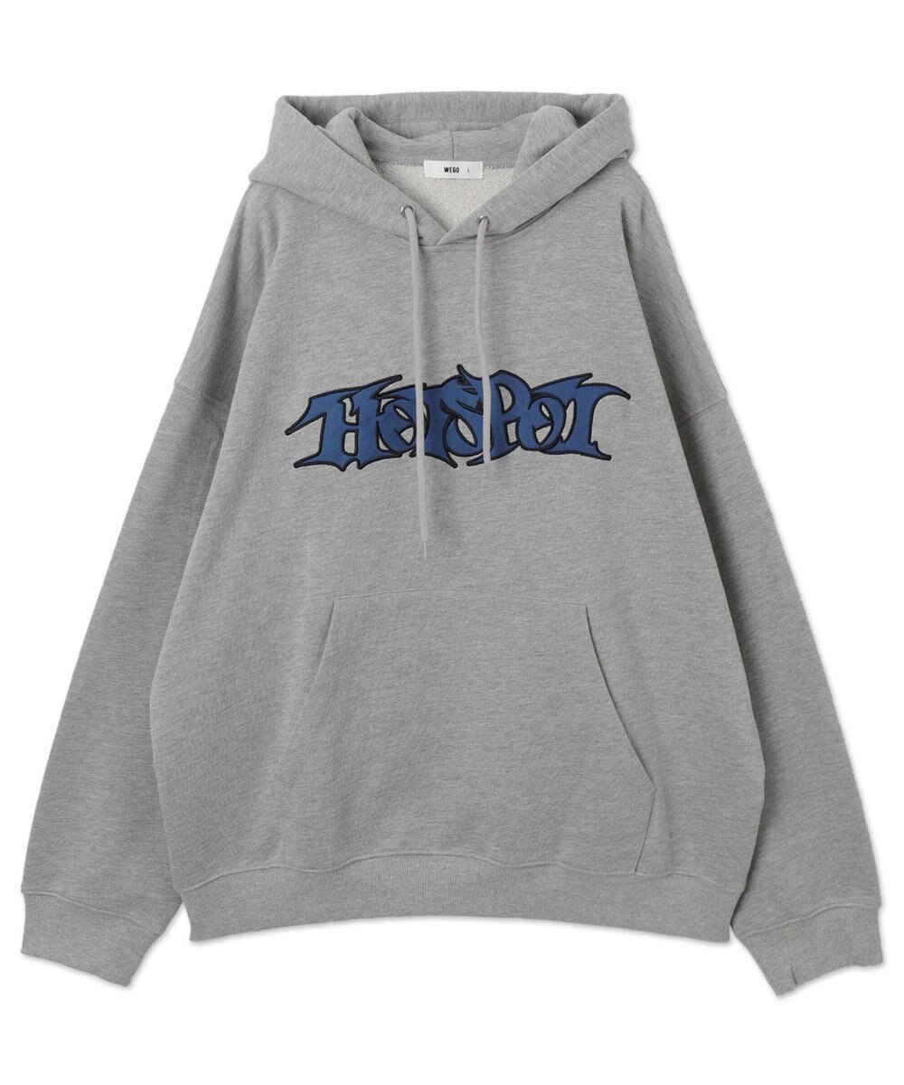 WEGO 【ユニセックス着用ITEM】ワッペンロゴパーカー 