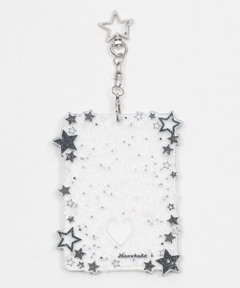 WEGO 【痛バ＆推し活】キラキラスターカードホルダーキーホルダー 