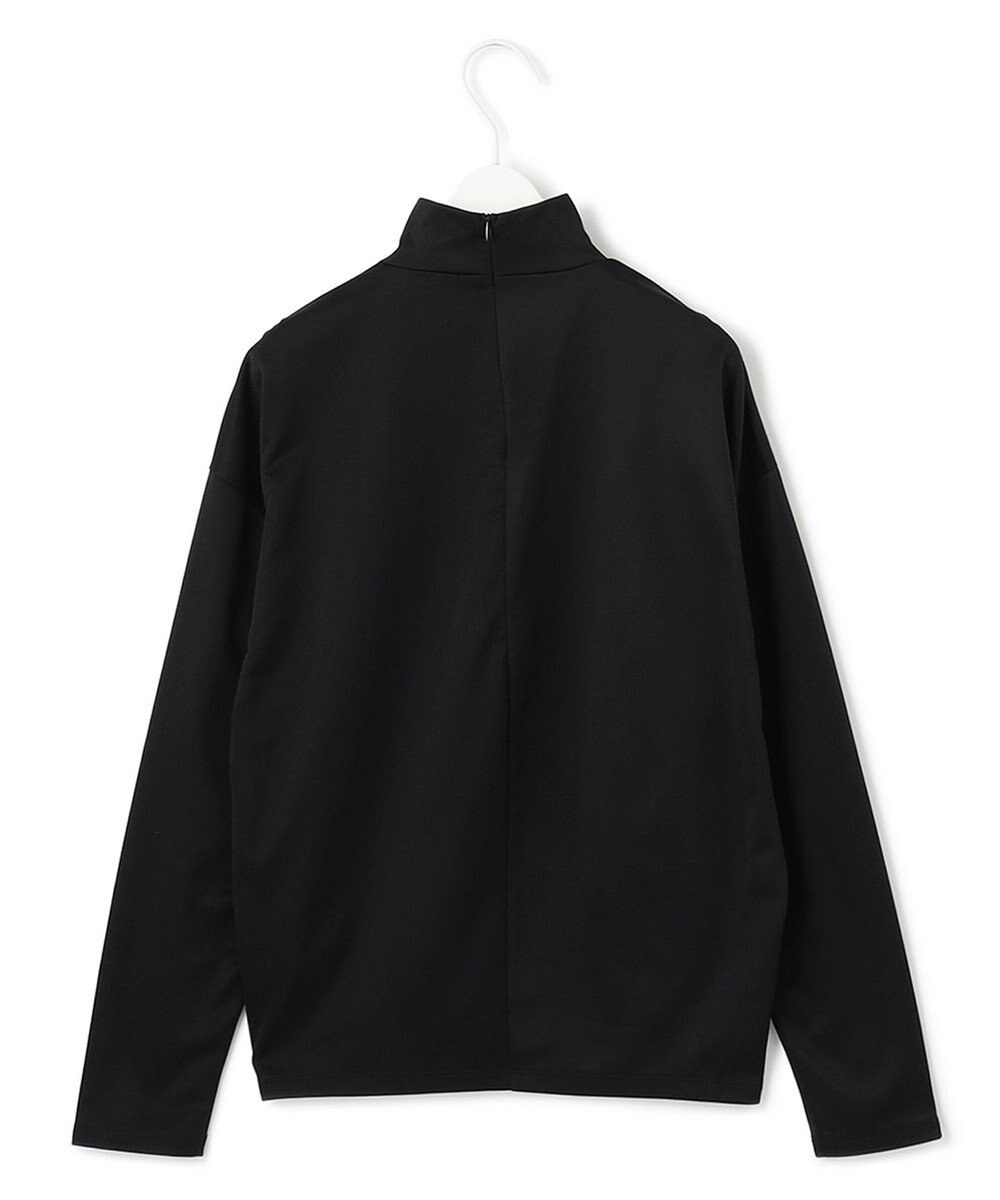 ICB 【洗える】リバーストレッチジャージー ハイネックプルオーバー 